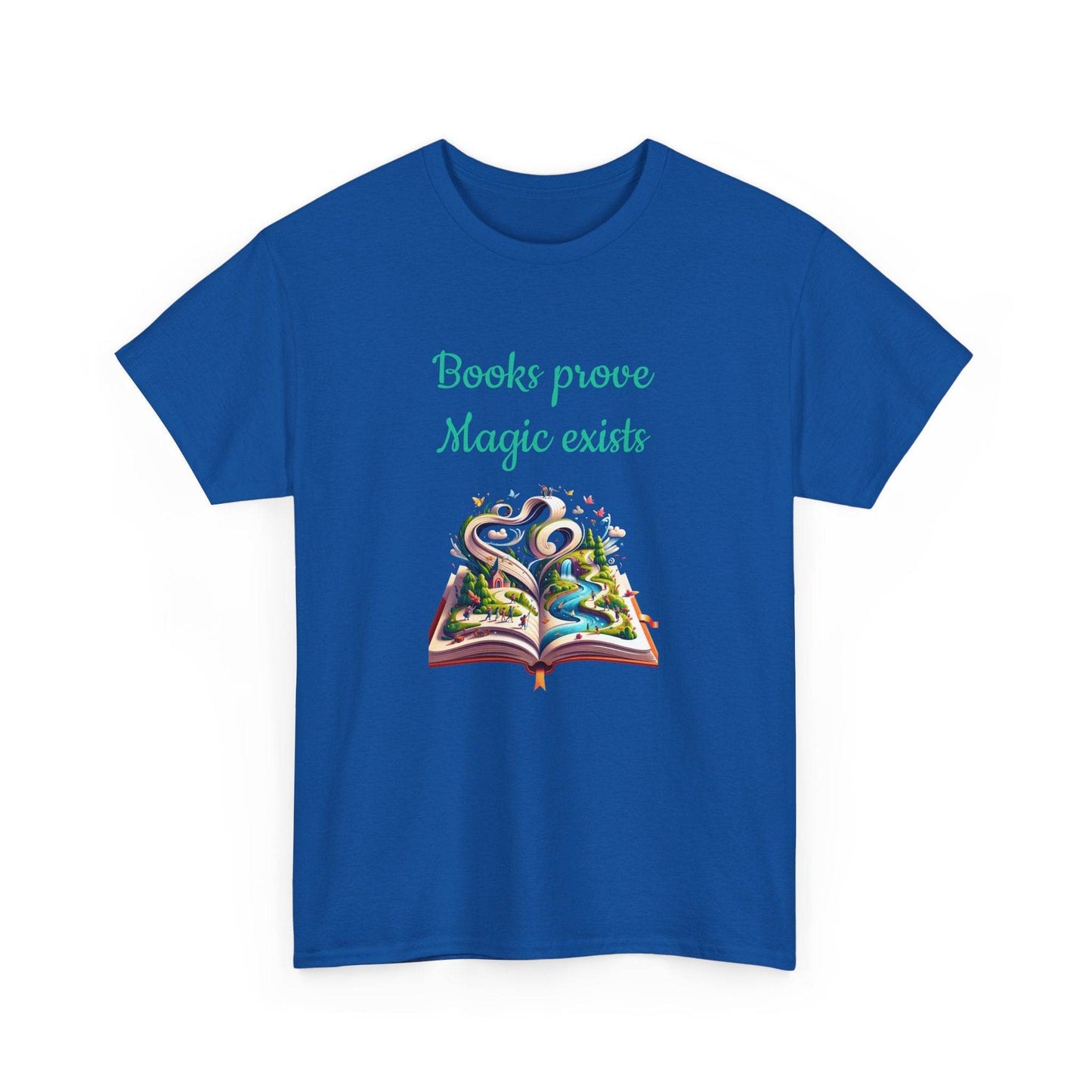 Magic Exists -A Unisex Heavy Cotton Tee - Perfect Gift for Book Lovers - The Dreamer's Bookshop.