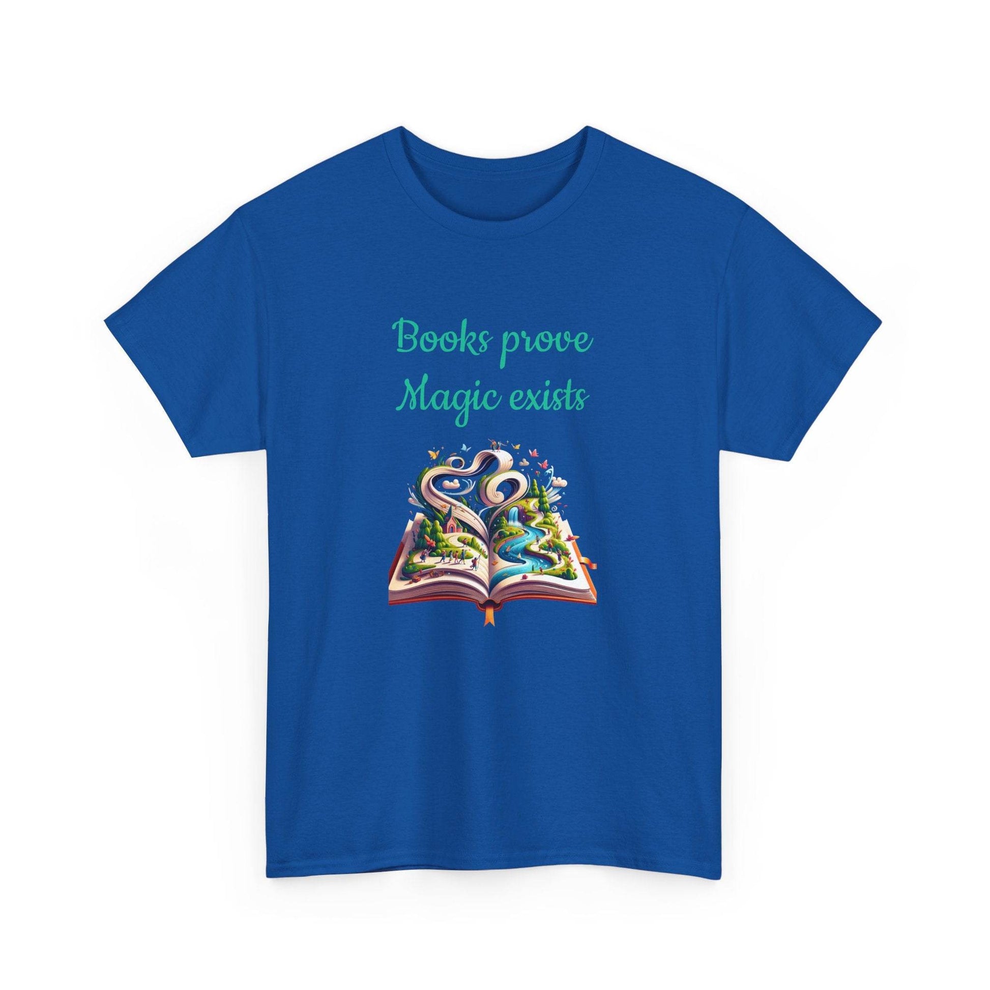 Magic Exists -A Unisex Heavy Cotton Tee - Perfect Gift for Book Lovers - The Dreamer's Bookshop.