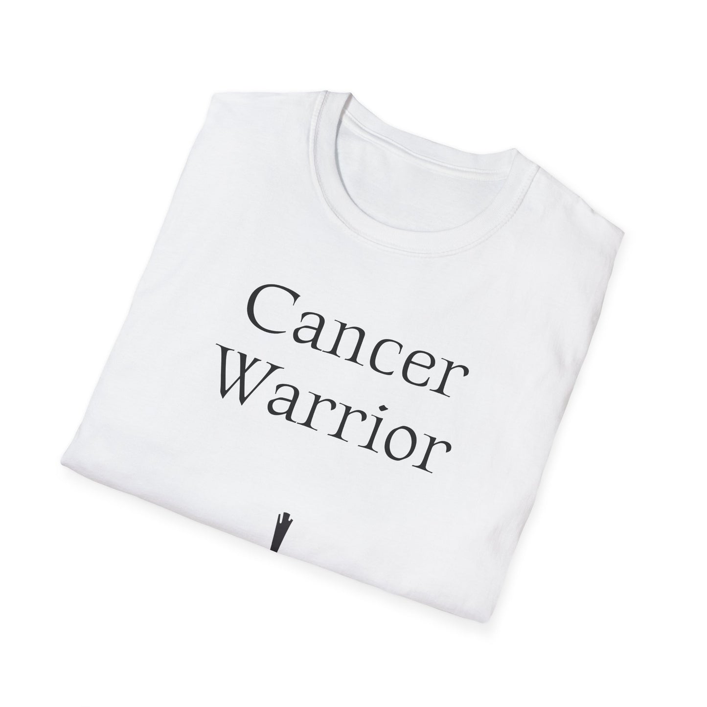 Cancer Warrior Unisex Softstyle T-Shirt - Empowering Graphic Tee for Women's Health Awarenes