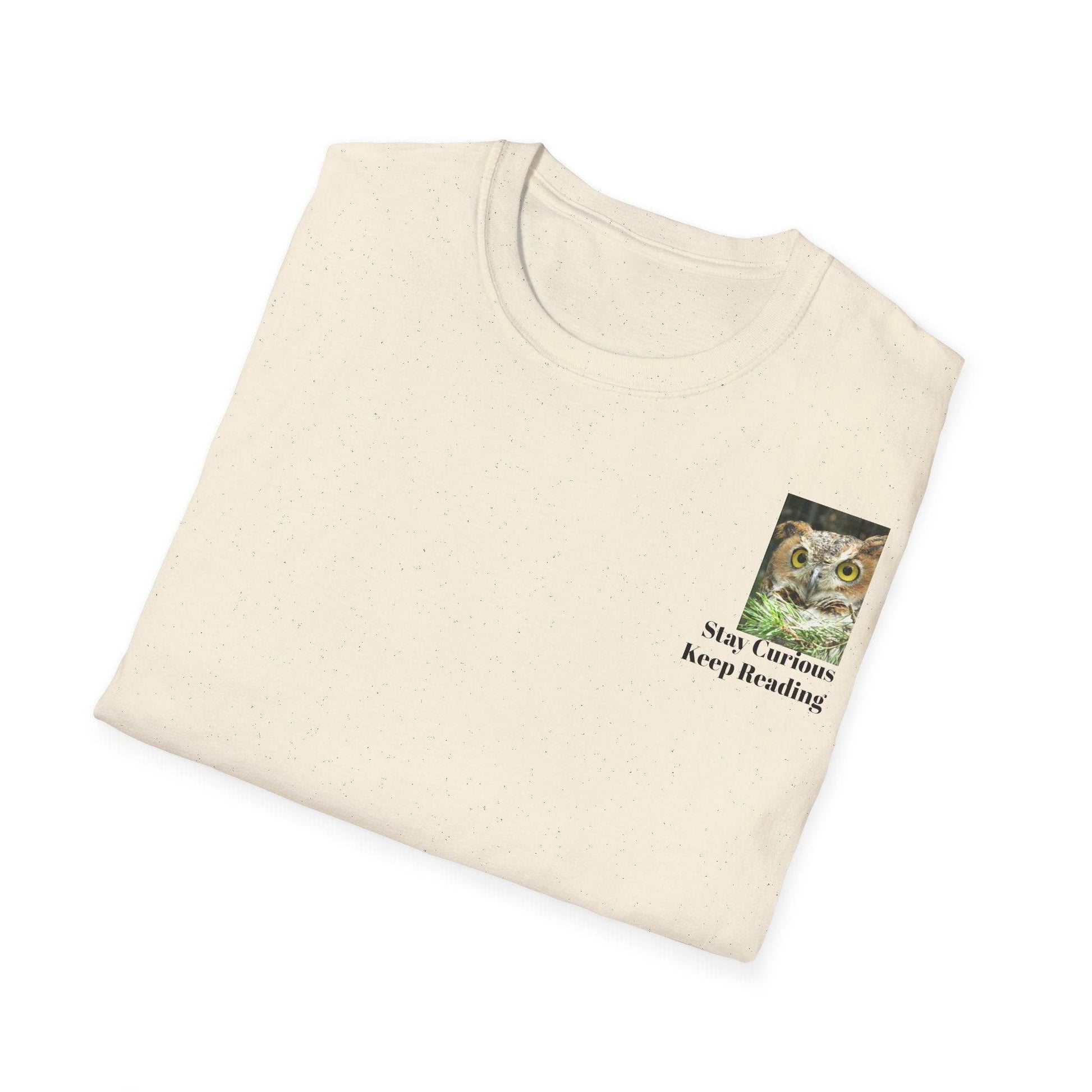 Inspirational Unisex Softstyle T-Shirt - 'Keep Breathing' Motivational Design - The Dreamer's Bookshop.