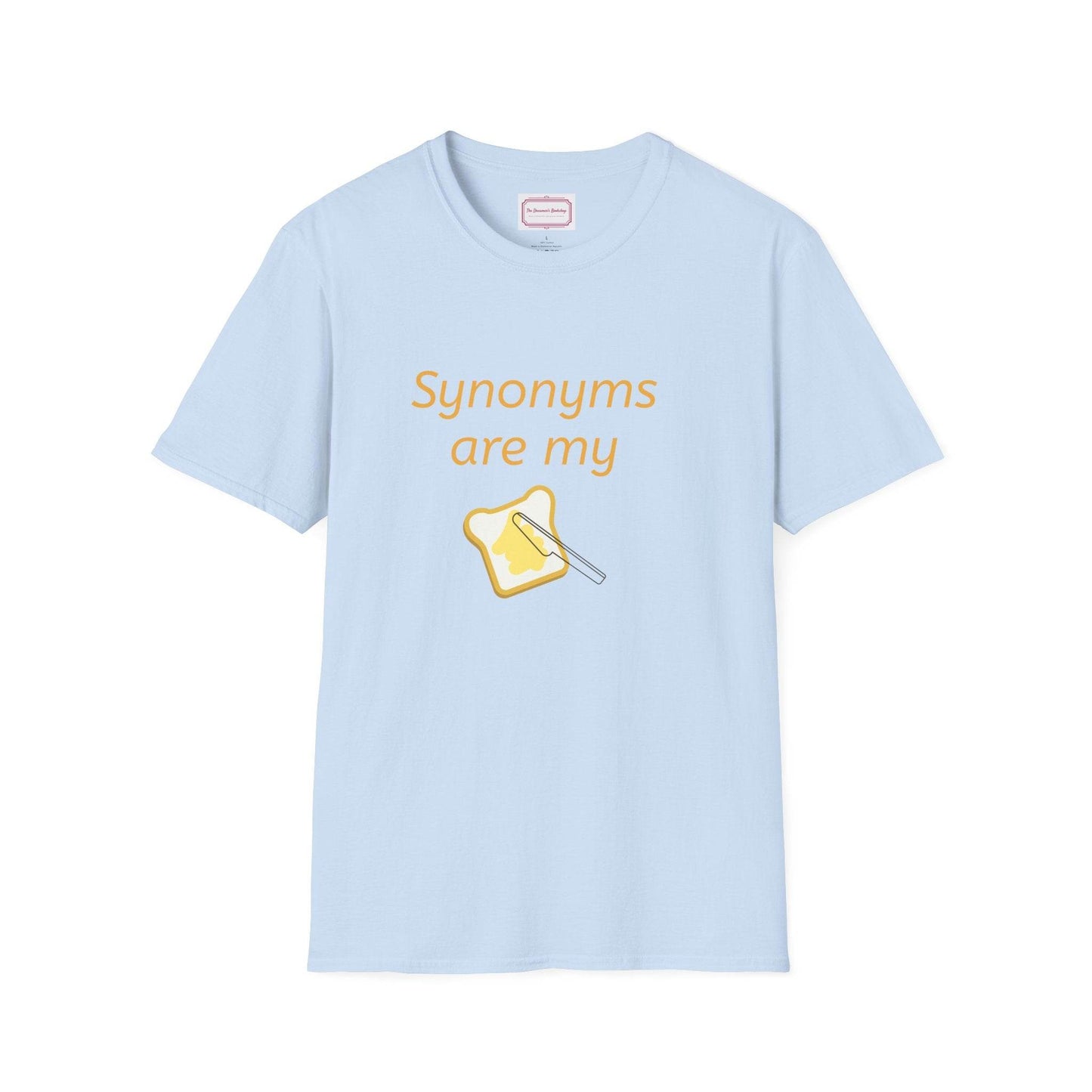Synonyms Are My Jam Unisex Softstyle T-Shirt - Perfect Gift for Word Lovers - The Dreamer's Bookshop.