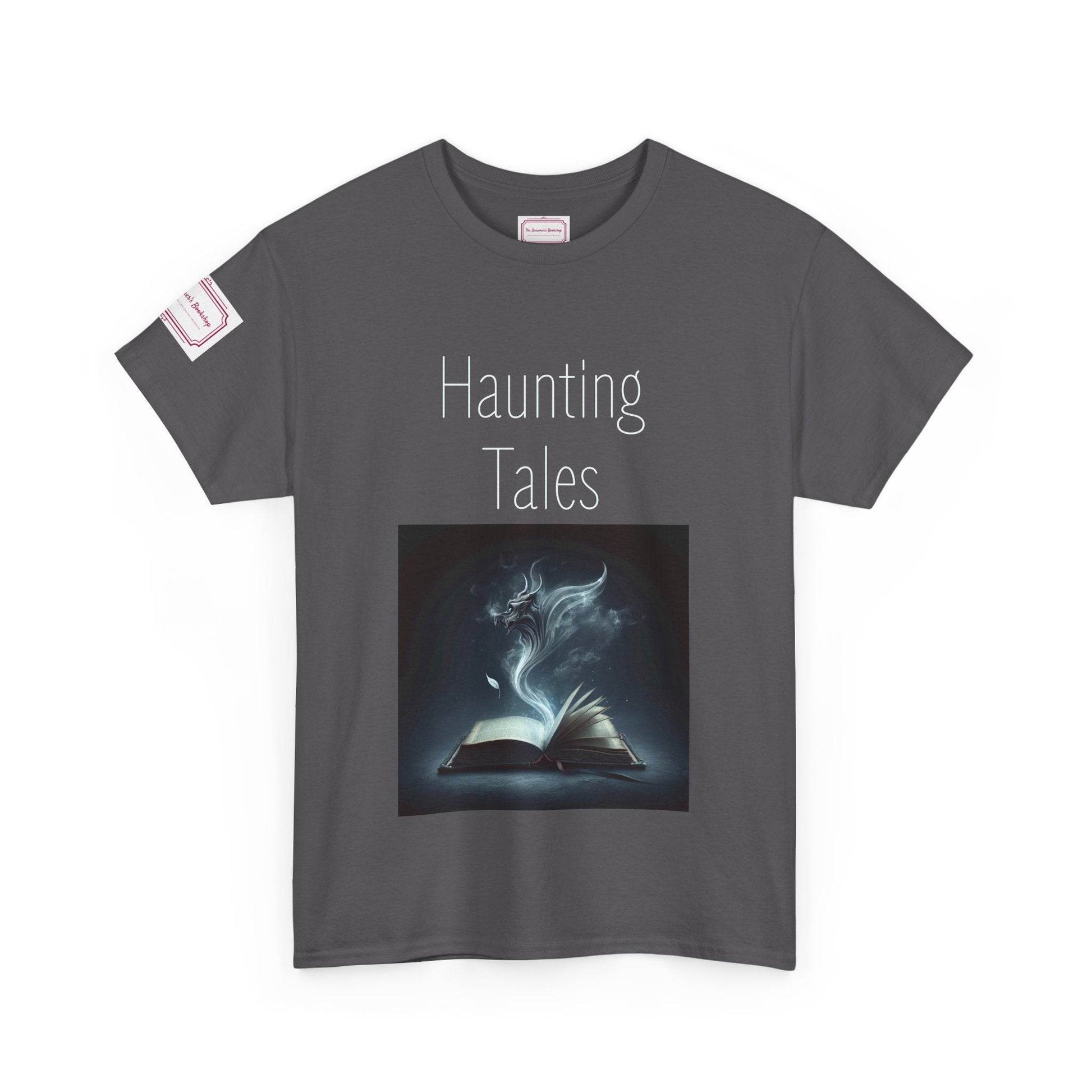 Haunting Tales - Unisex Heavy Cotton Tee - Perfect for Book Lovers - The Dreamer's Bookshop.