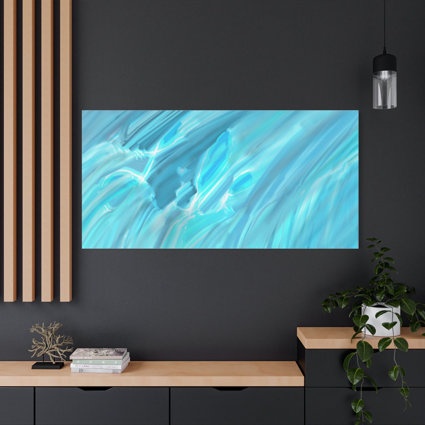 Pastel Dream Canvas *Life Hanging On* Visual Poetry