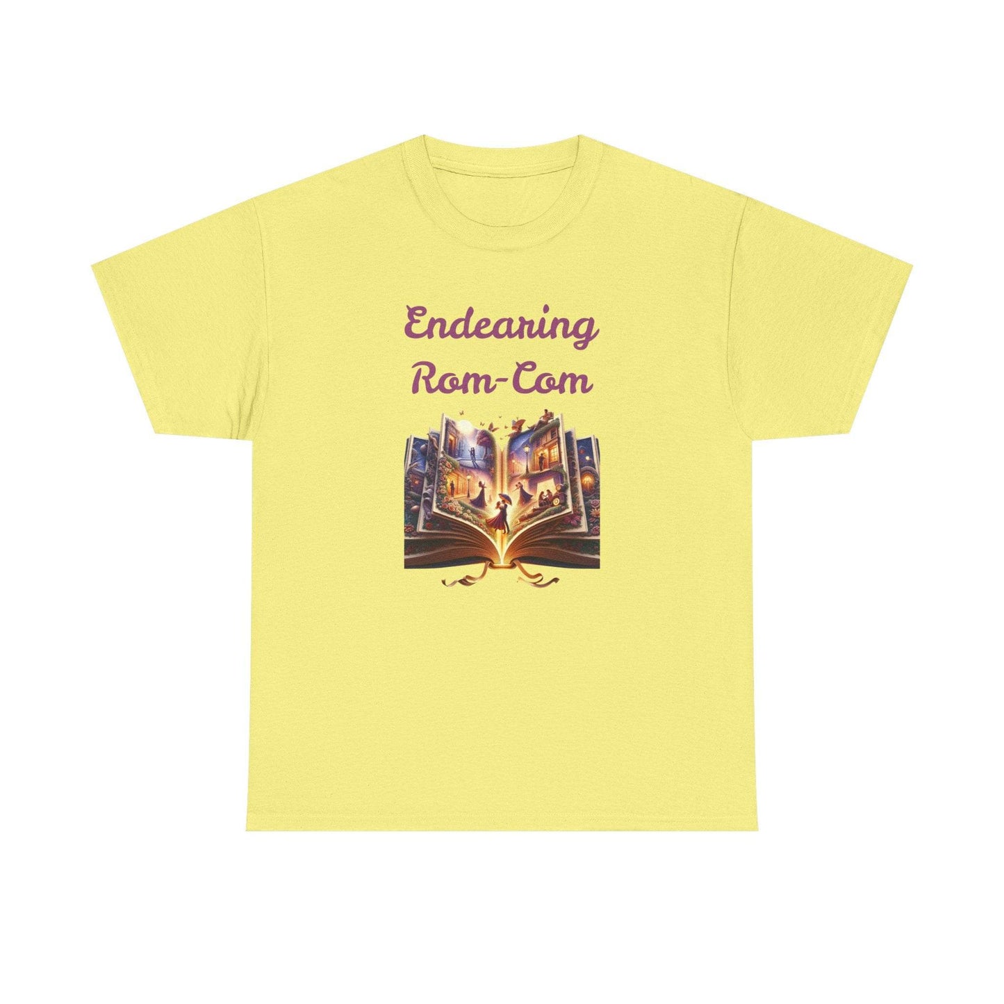 Endearing - Graphic Tee - Unisex Heavy Cotton T-Shirt Rom-Com Books - The Dreamer's Bookshop.