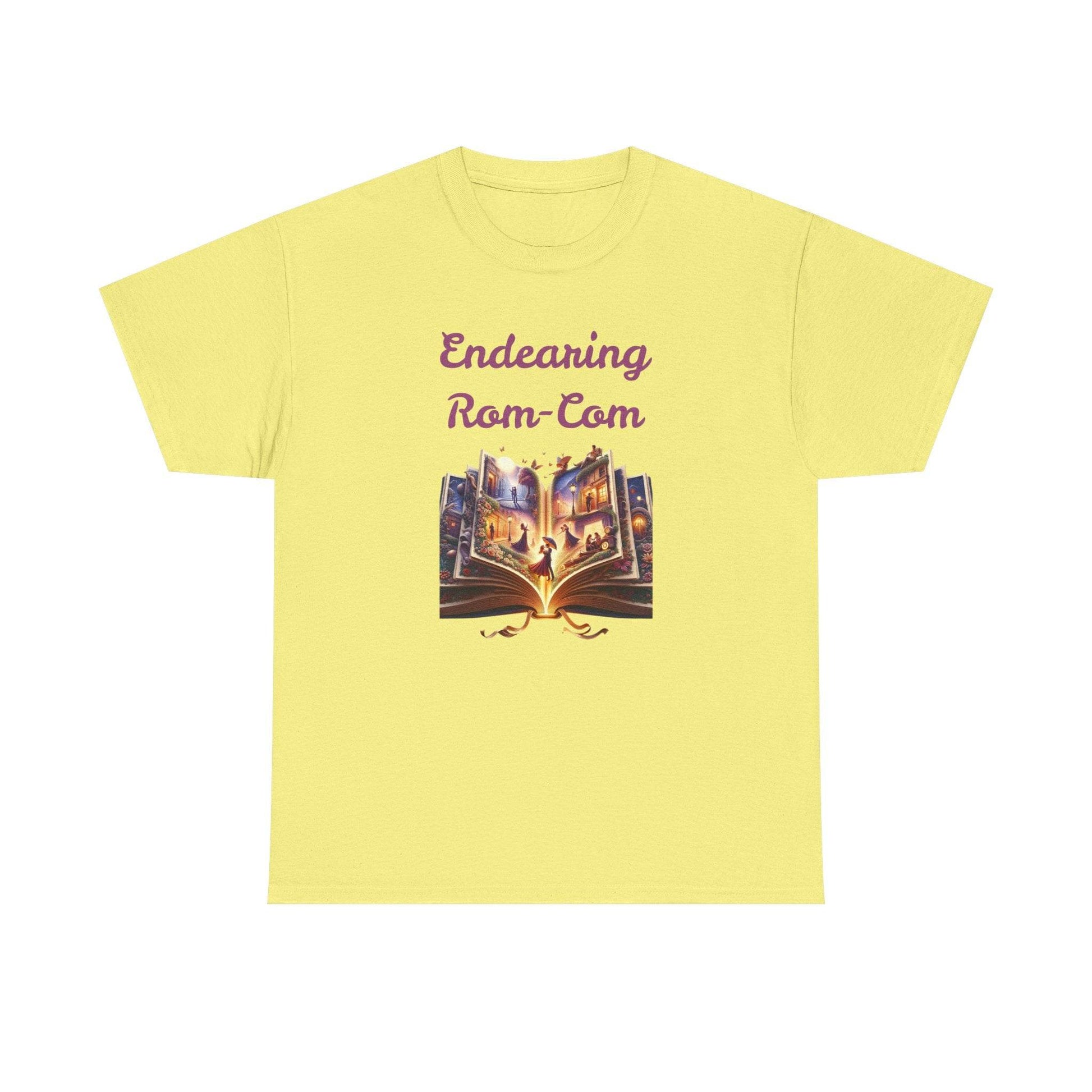 Endearing - Graphic Tee - Unisex Heavy Cotton T-Shirt Rom-Com Books - The Dreamer's Bookshop.