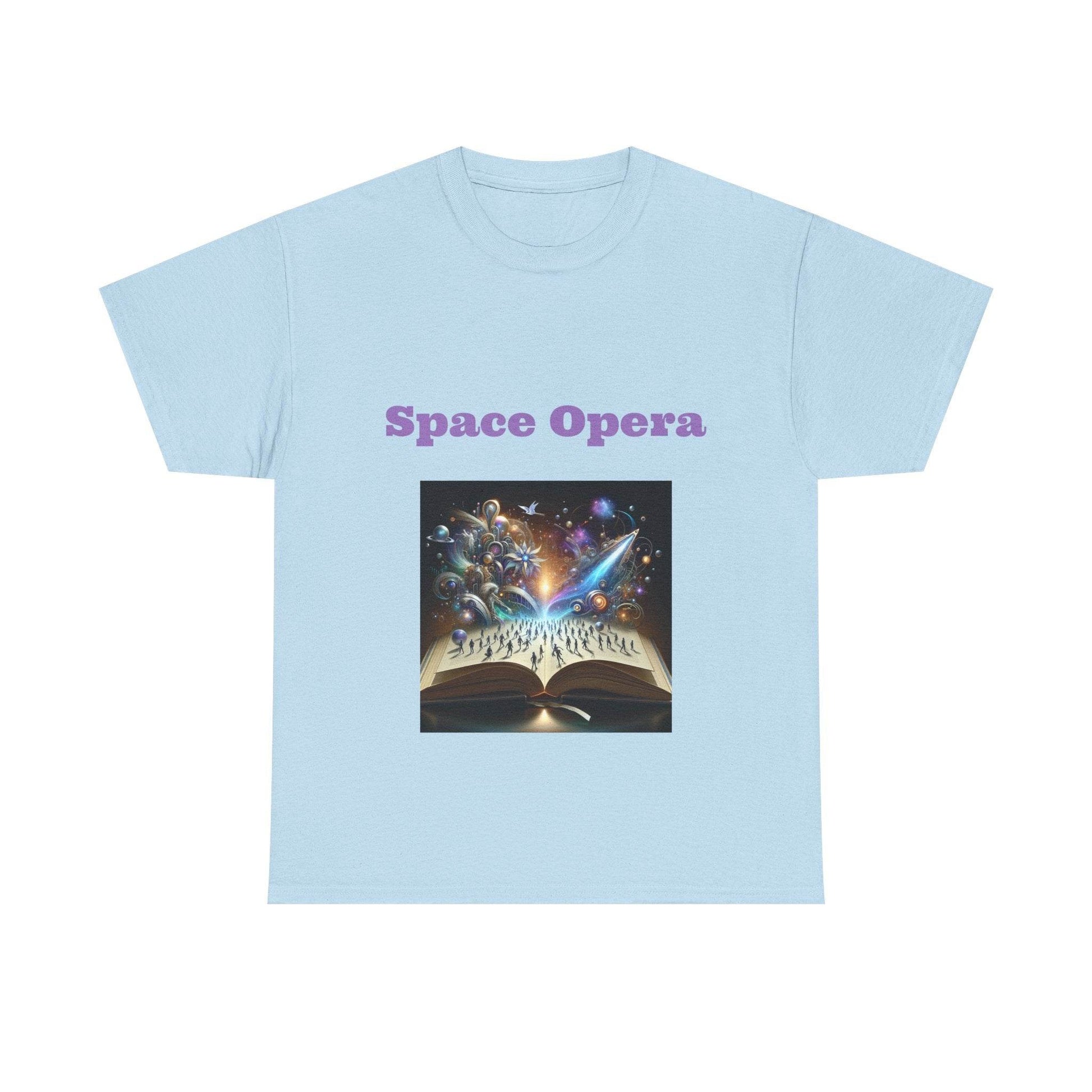 Space Opera - Unisex Heavy Cotton Tee - Sci-Fi Books - The Dreamer's Bookshop.