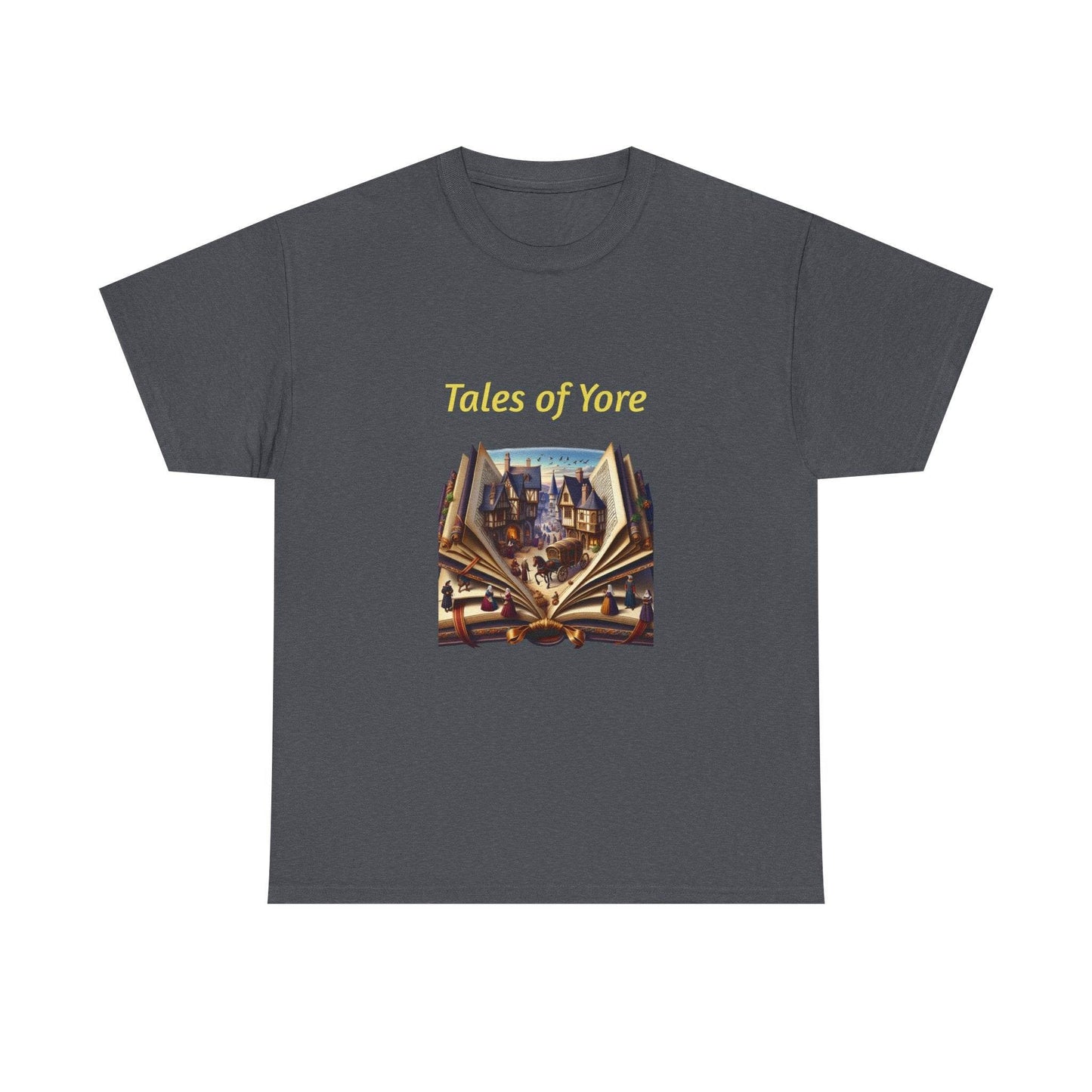 Tales of Yore - Graphic Tee - Unisex Heavy Cotton T-Shirt Historical Books - The Dreamer's Bookshop.