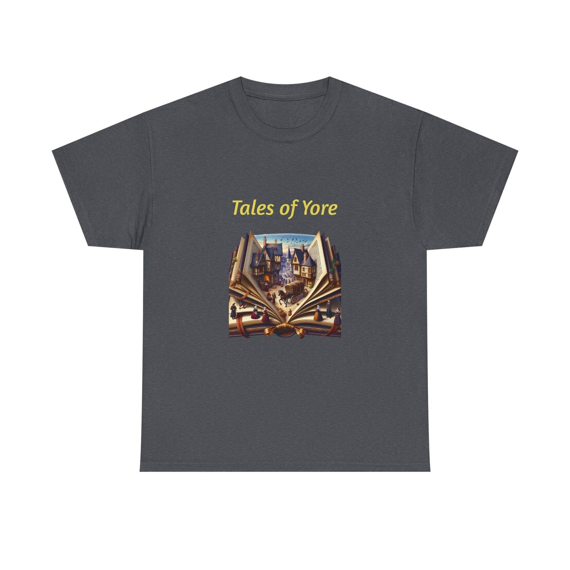 Tales of Yore - Graphic Tee - Unisex Heavy Cotton T-Shirt Historical Books - The Dreamer's Bookshop.