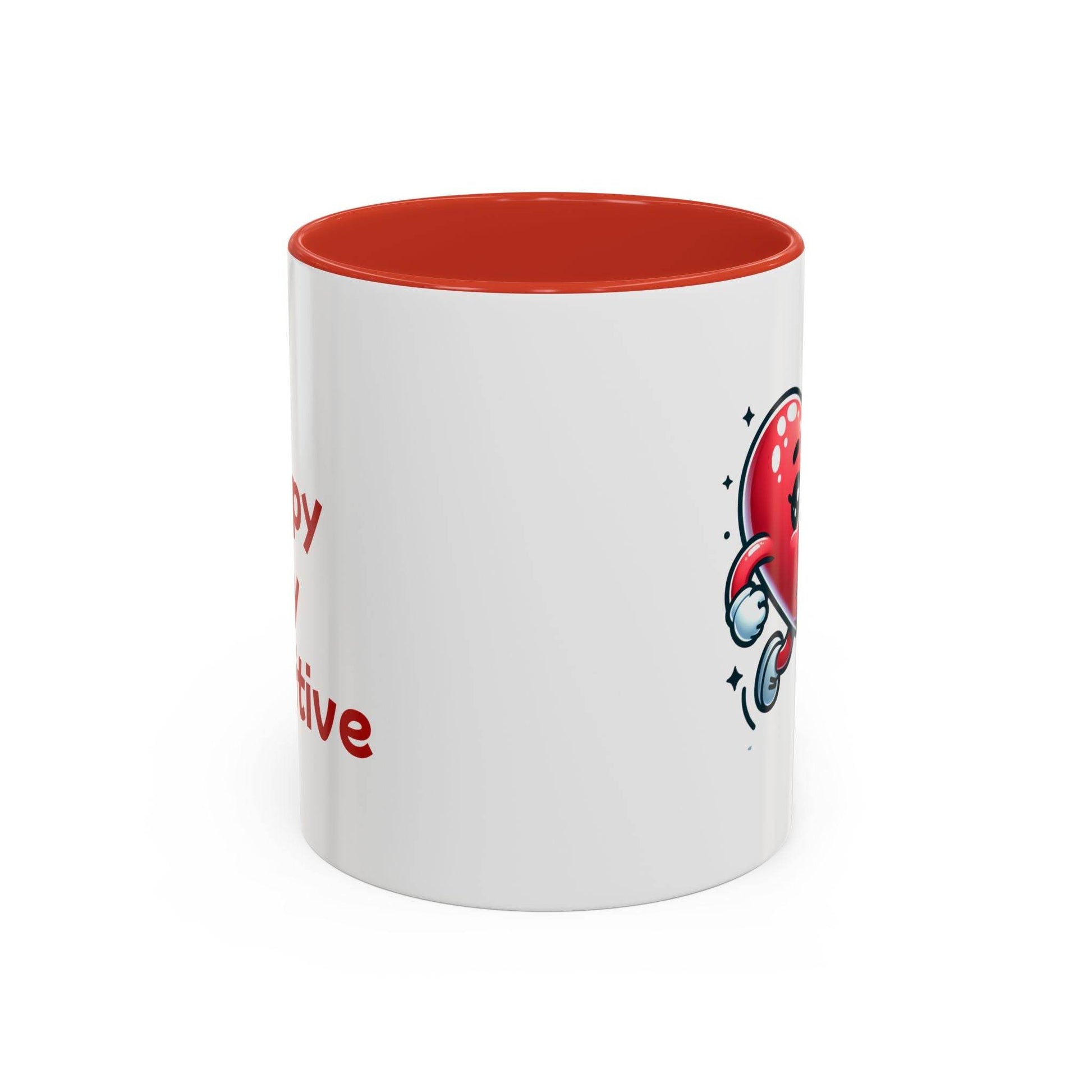Cute Heart Character Coffee Mug - 11 & 15oz - The Dreamer's Bookshop.