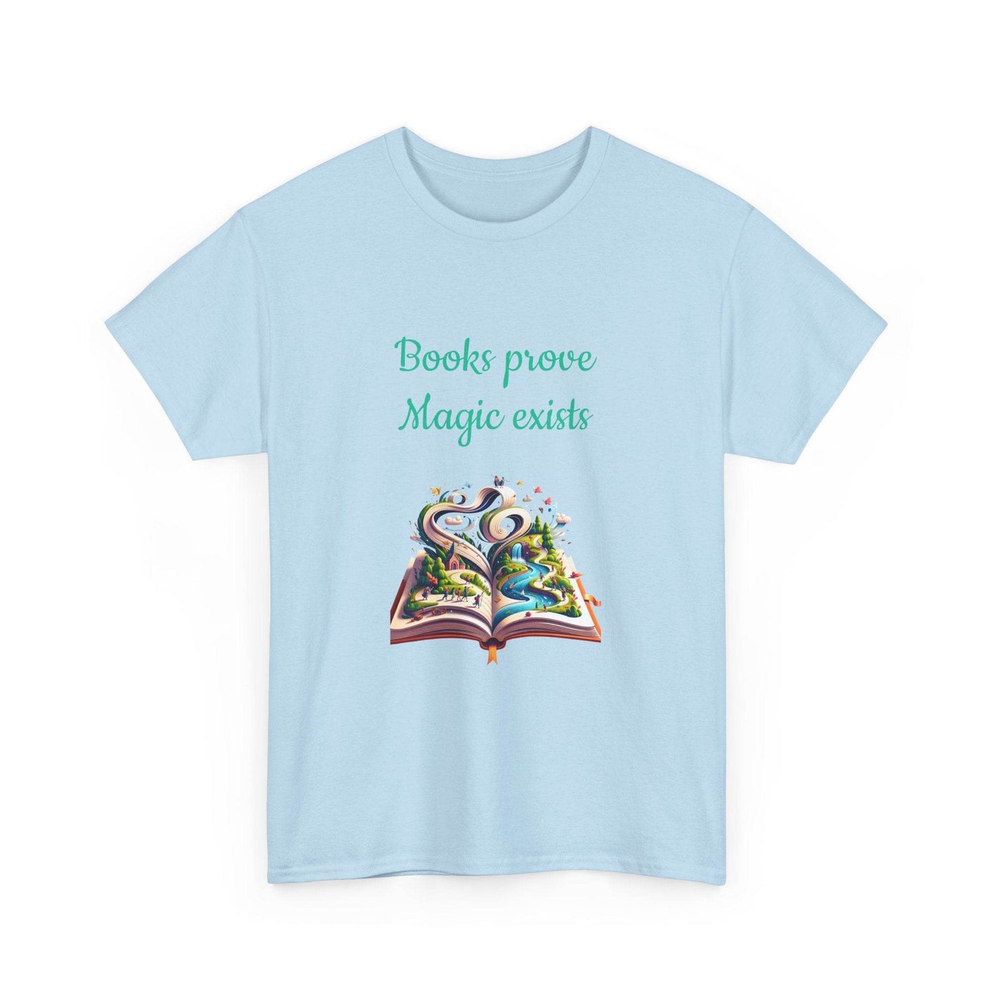 Magic Exists -A Unisex Heavy Cotton Tee - Perfect for Book Lovers - The Dreamer's Bookshop.