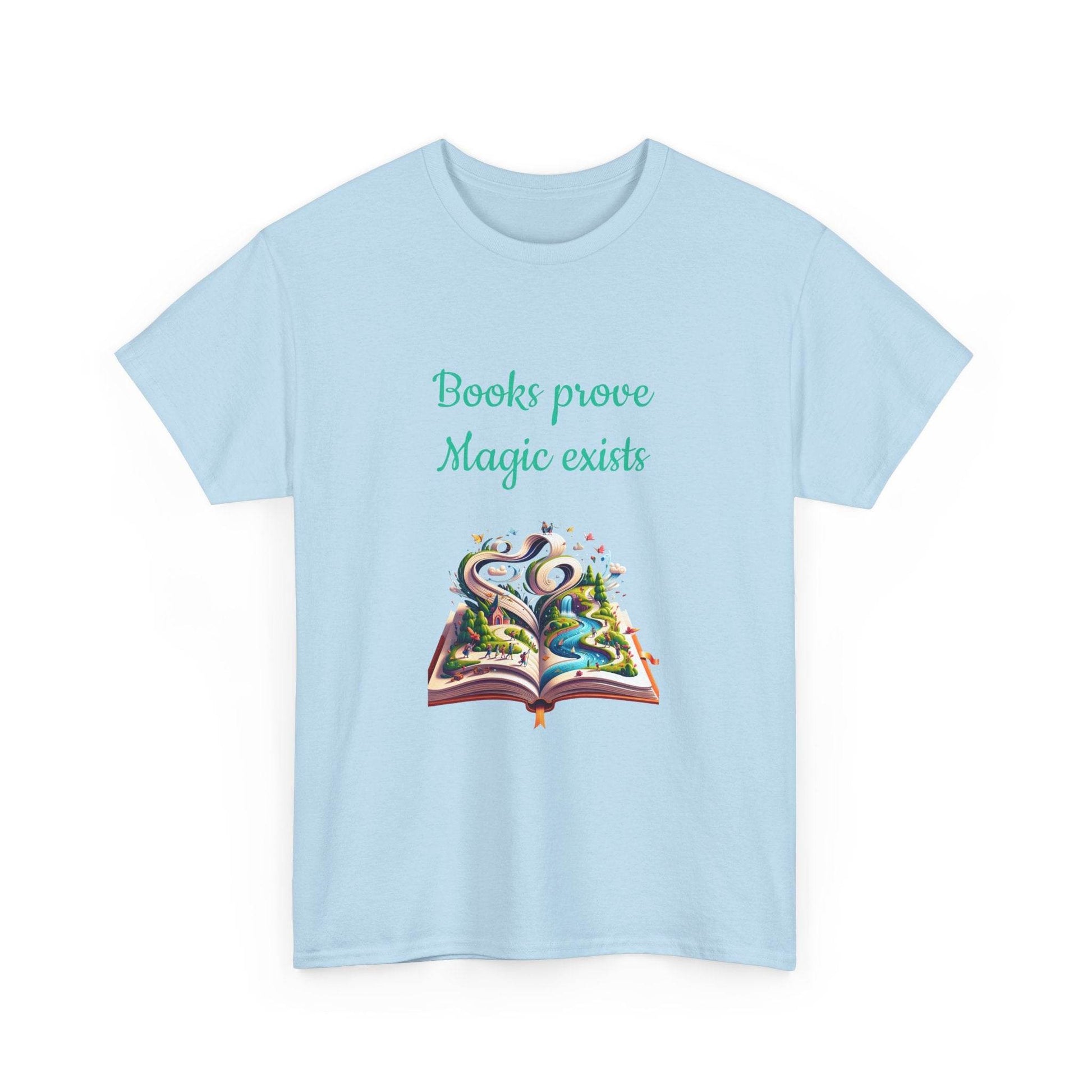 Magic Exists -A Unisex Heavy Cotton Tee - Perfect for Book Lovers - The Dreamer's Bookshop.