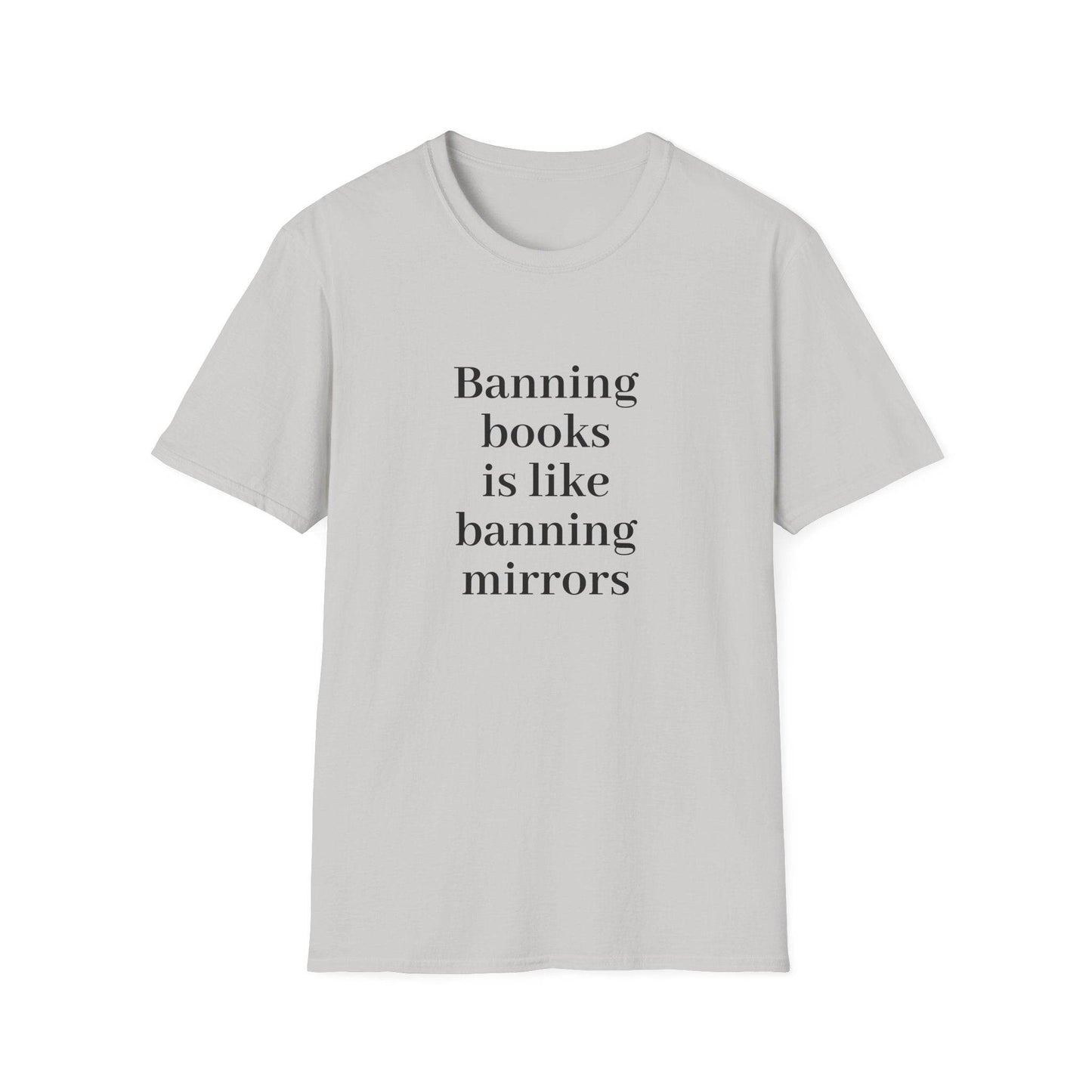 Unisex Softstyle T-Shirt - 'Banning Books' - The Dreamer's Bookshop.