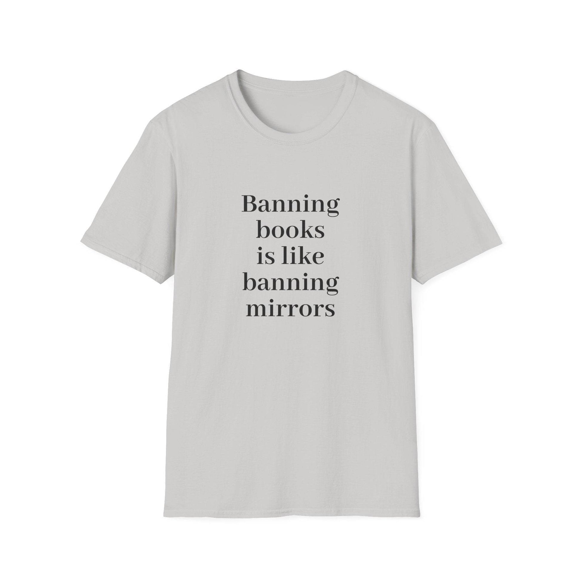 Unisex Softstyle T-Shirt - 'Banning Books' - The Dreamer's Bookshop.