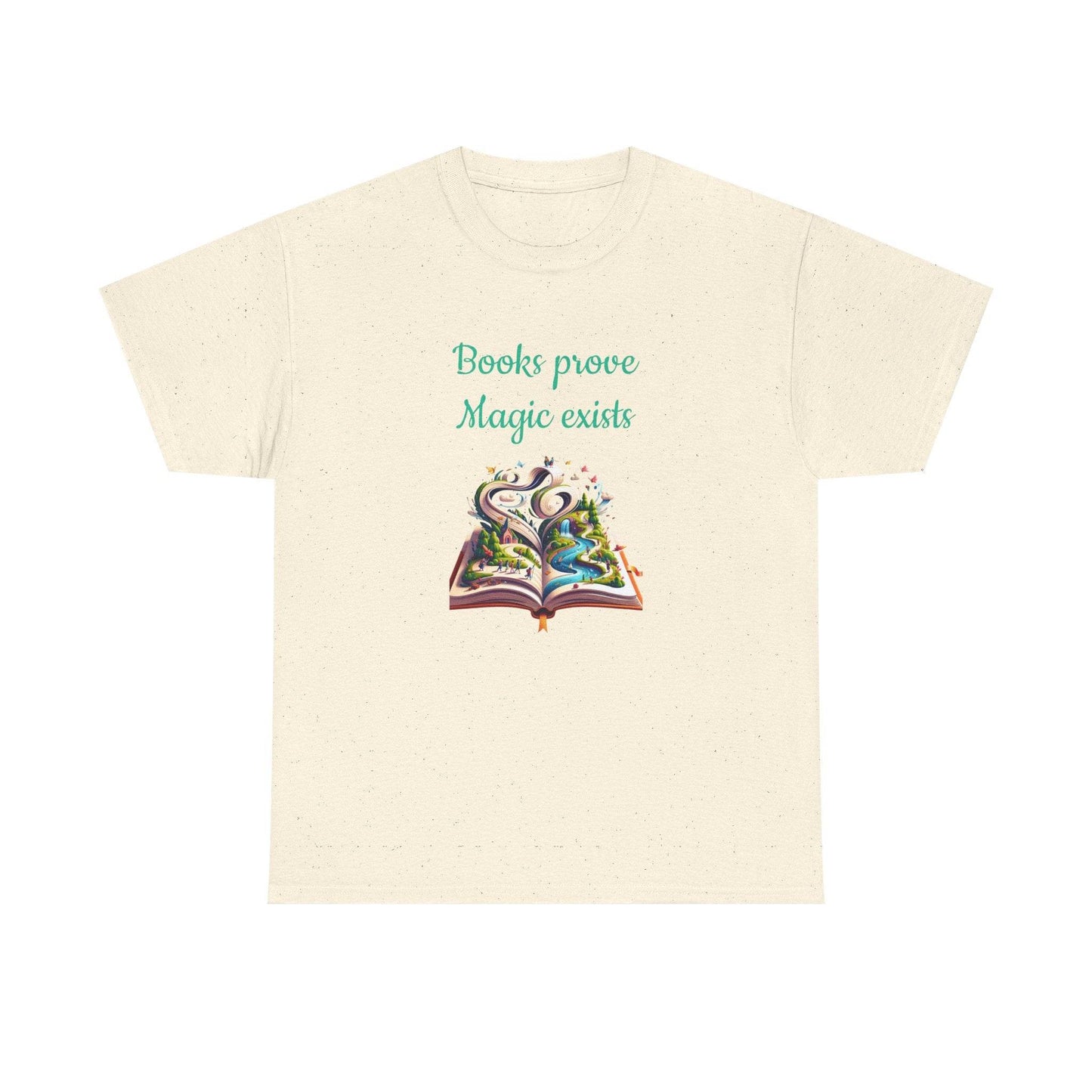 Magic Exists -A Unisex Heavy Cotton Tee - Perfect Gift for Book Lovers - The Dreamer's Bookshop.