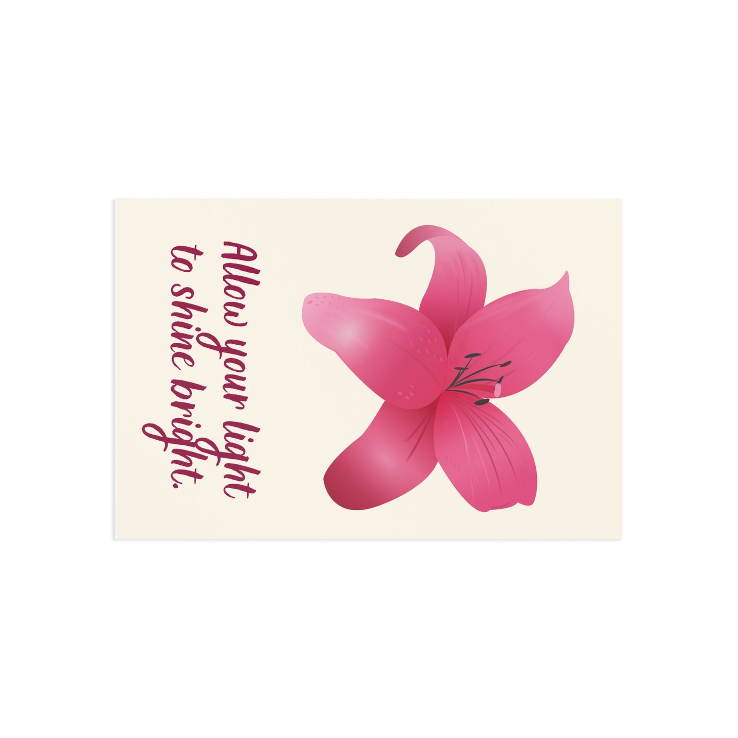 The Dreamer's Bookshop - Love Yourself Card "Your light" - The Dreamer's Bookshop.