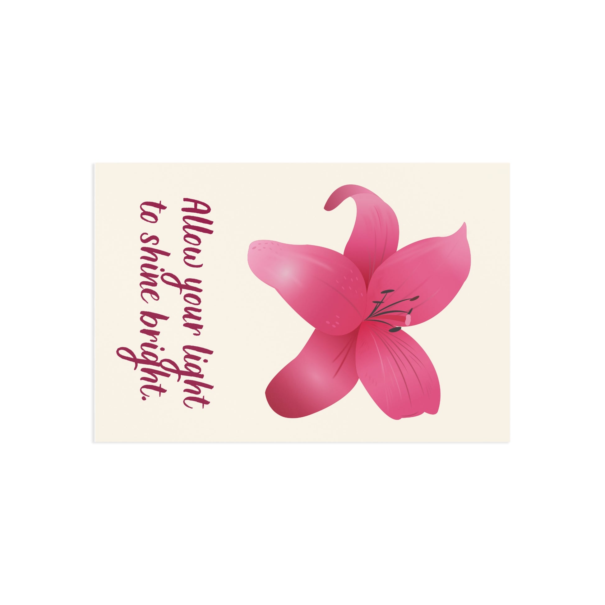 The Dreamer's Bookshop - Love Yourself Card "Your light" - The Dreamer's Bookshop.