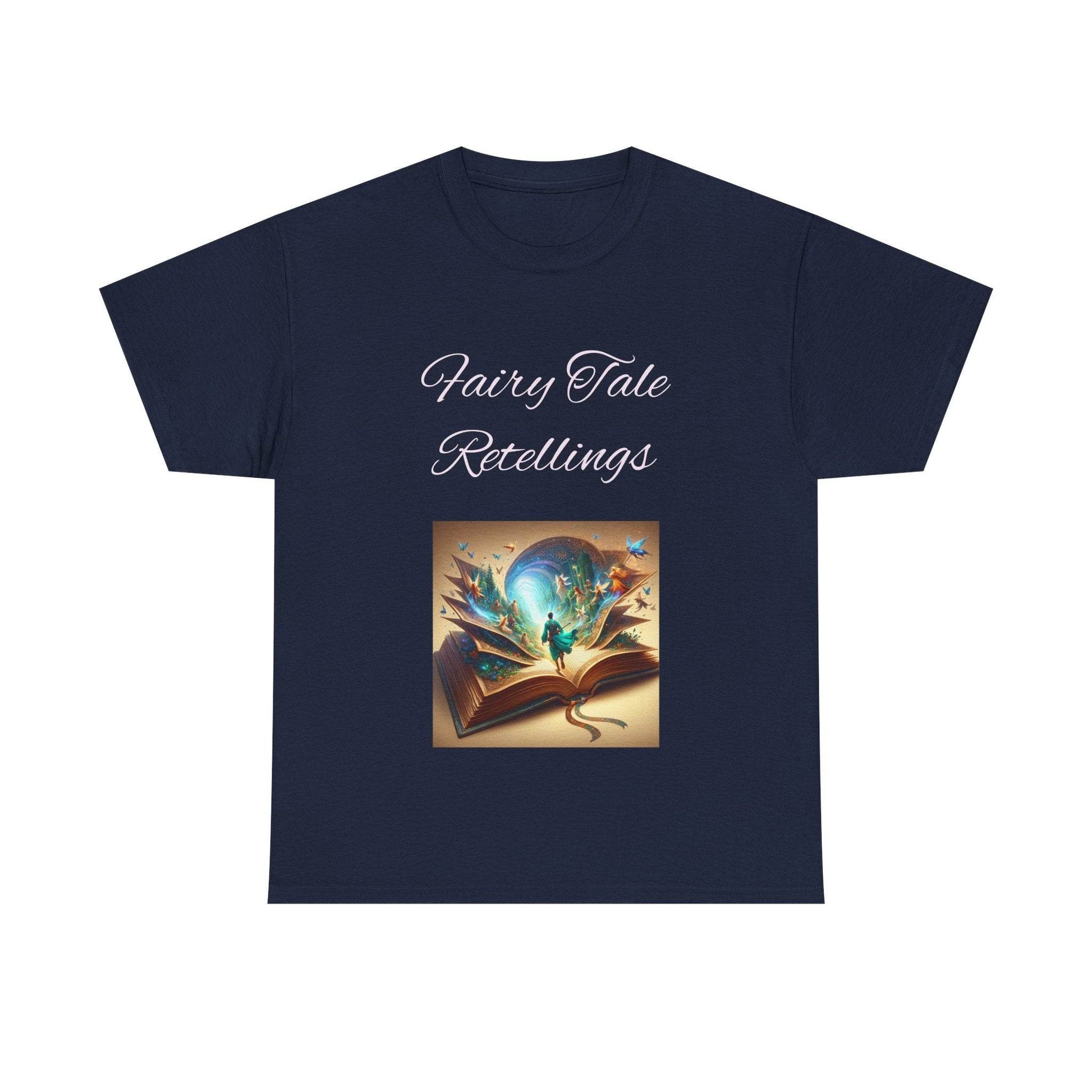 Fiction - Unisex Heavy Cotton Tee - Fairy Tale Retellings - The Dreamer's Bookshop.