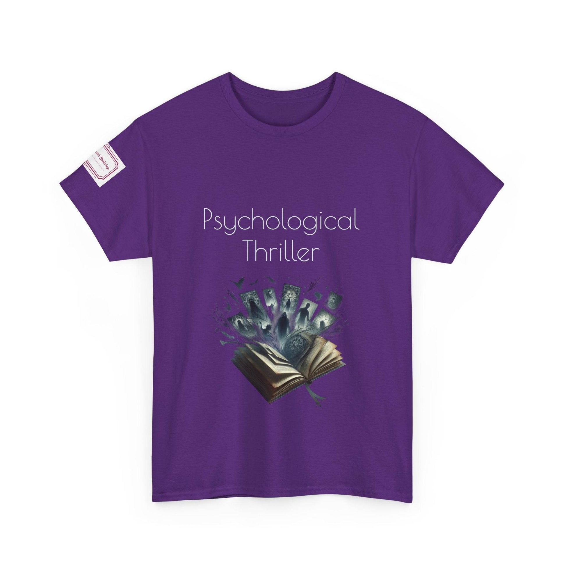 Fiction - Graphic Unisex Heavy Cotton Tee - Psychological Thriller - The Dreamer's Bookshop.