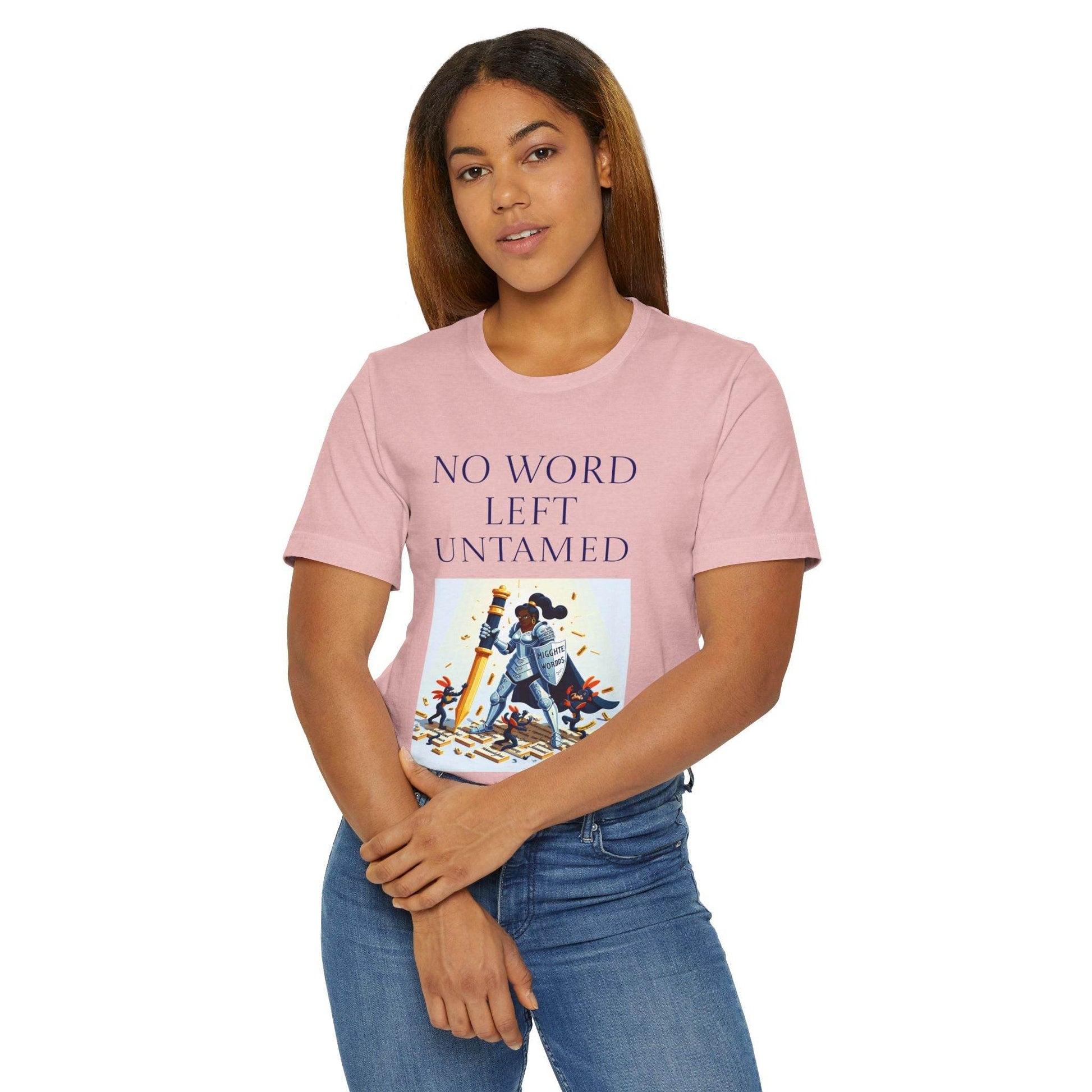 Unisex Jersey T-Shirt - No Word - The Dreamer's Bookshop.
