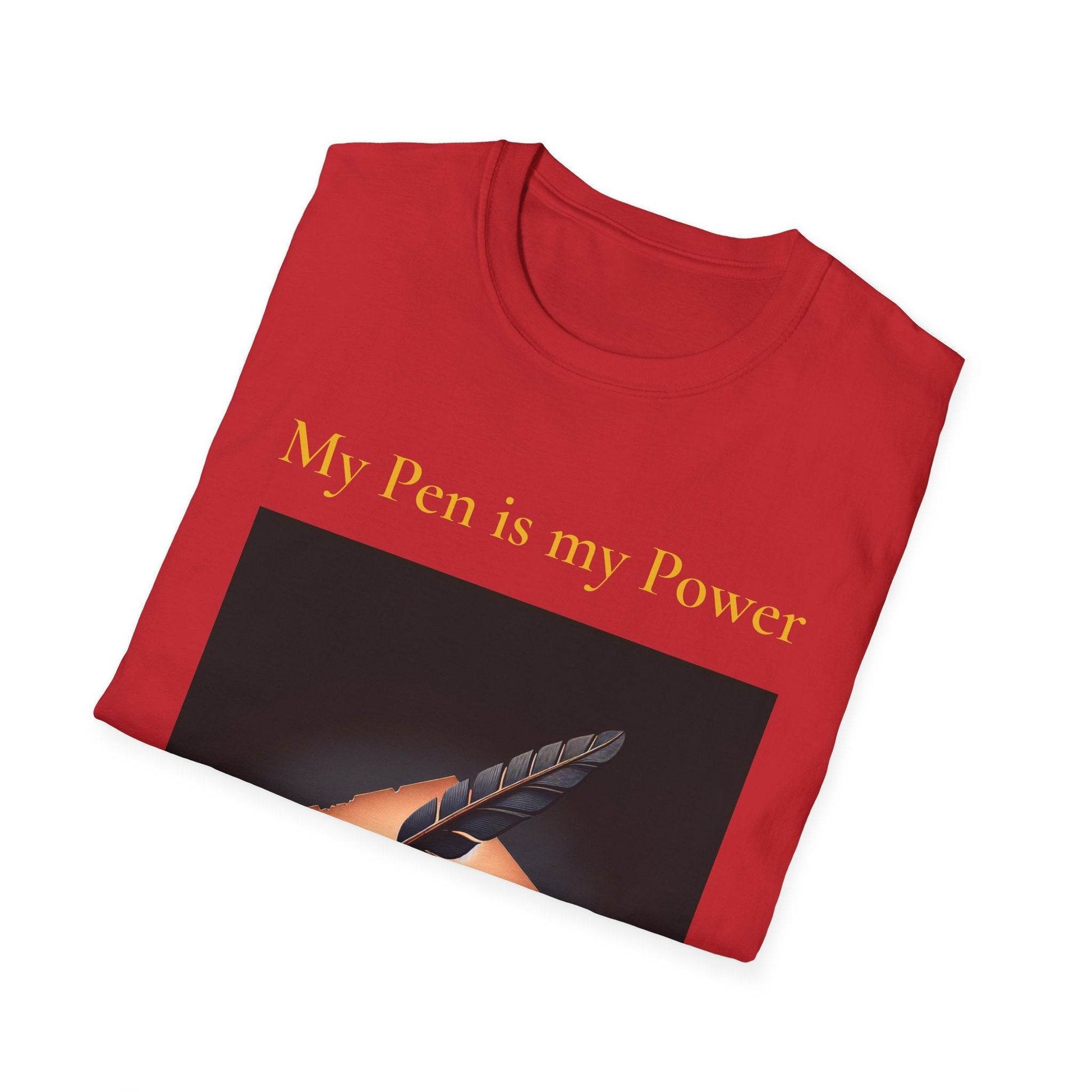 Unisex Softstyle T-Shirt - 'My Pen' - The Dreamer's Bookshop.