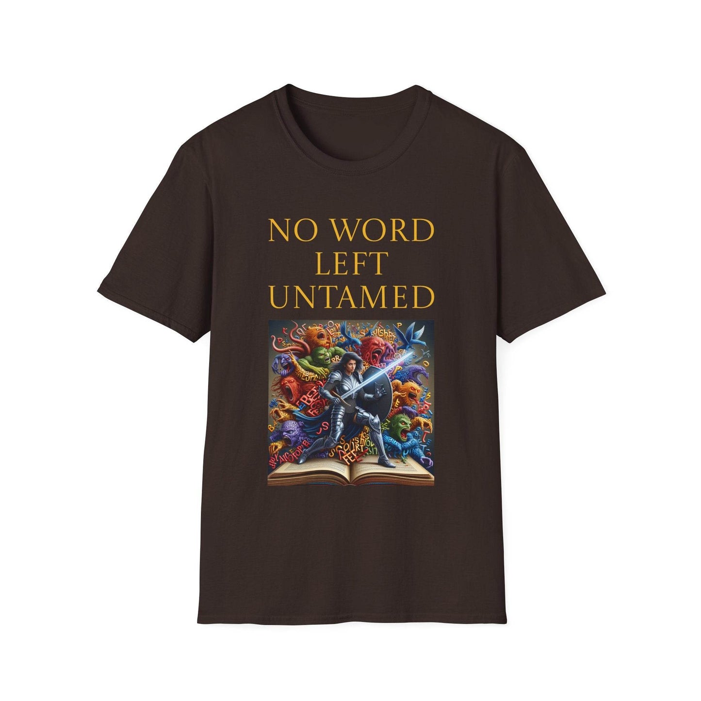Unisex Softstyle T-Shirt - 'No Word' - The Dreamer's Bookshop.