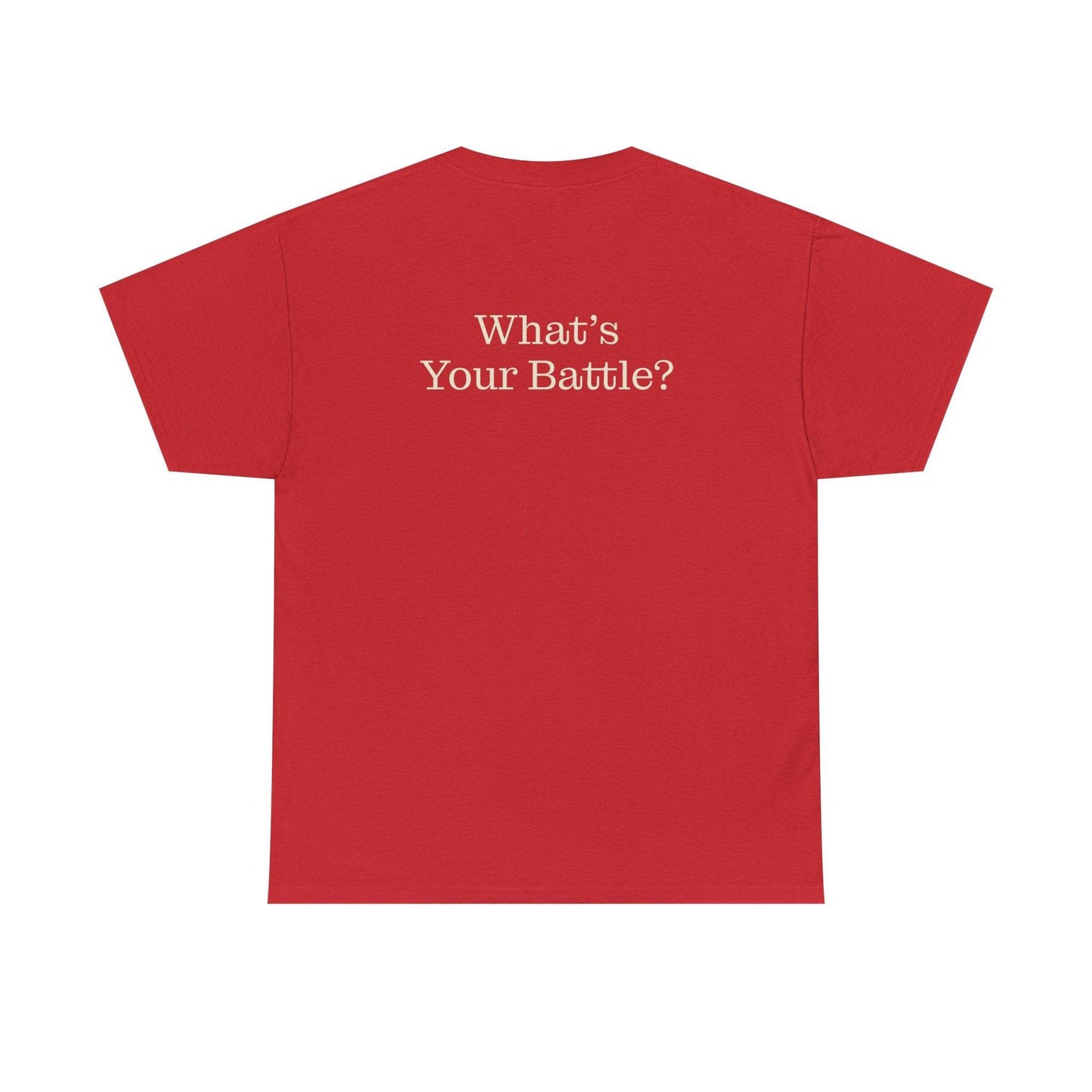 Chronic Pain Warrior Unisex Heavy Cotton Tee - Inspirational Battle T-Shirt - The Dreamer's Bookshop.