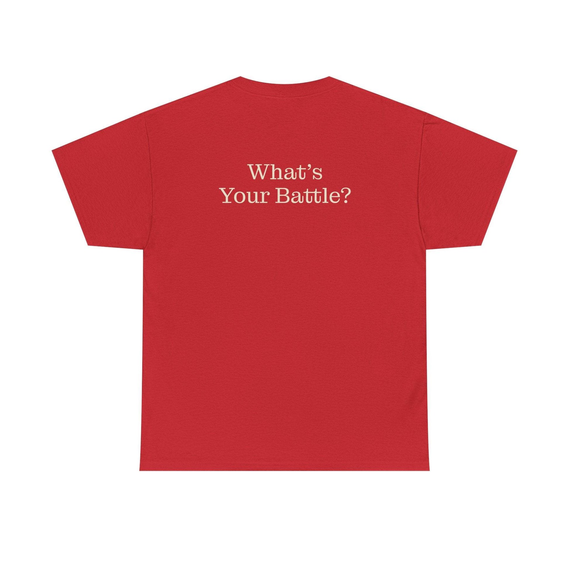 Chronic Pain Warrior Unisex Heavy Cotton Tee - Inspirational Battle T-Shirt - The Dreamer's Bookshop.