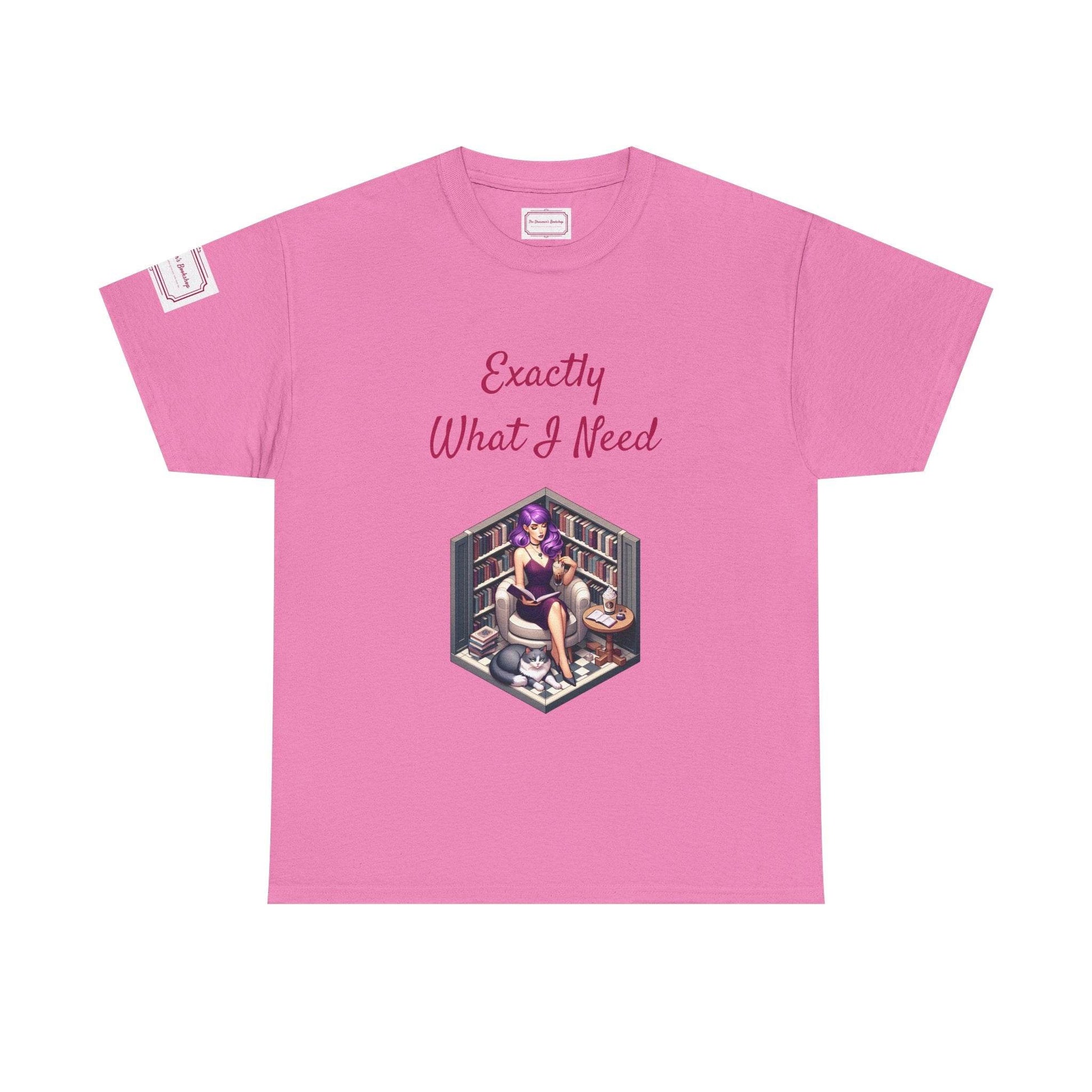 What I Need - Unisex Heavy Cotton Tee - Perfect for Book Lovers - The Dreamer's Bookshop.