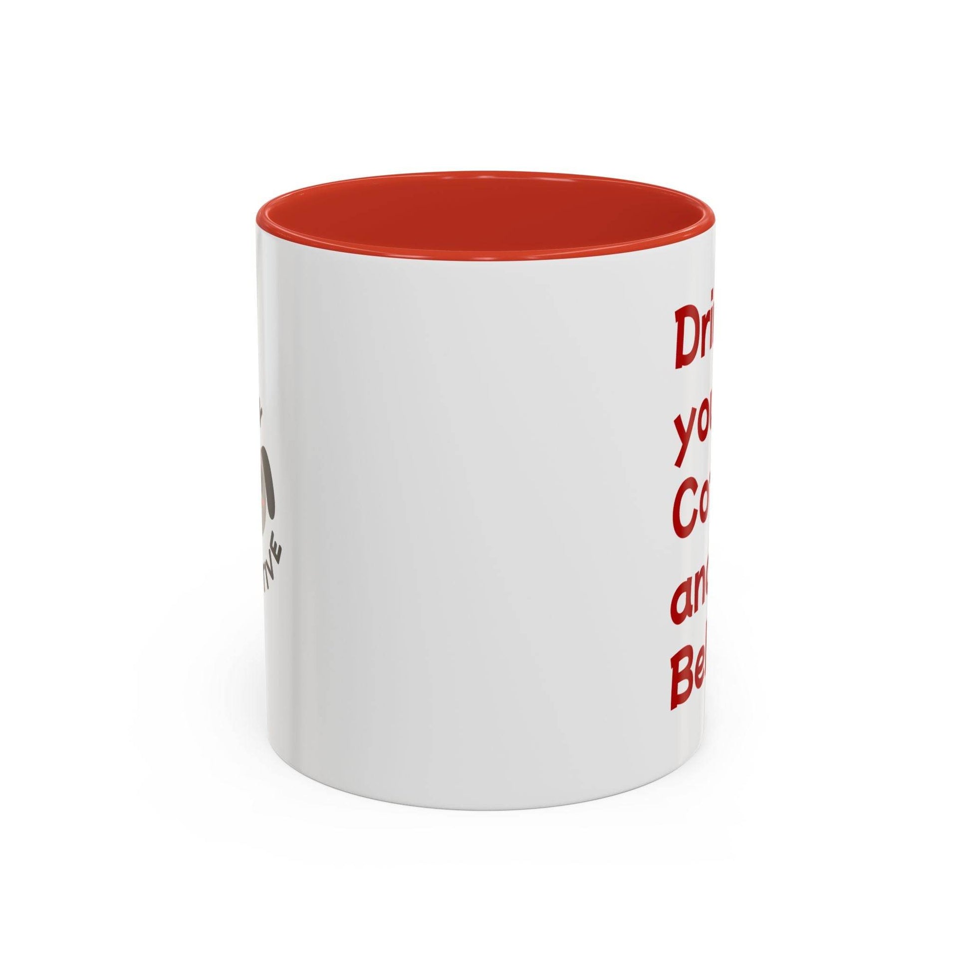 Cute Dog Pawsitive Coffee Mug - 11 & 15oz Drink and Behave - The Dreamer's Bookshop.
