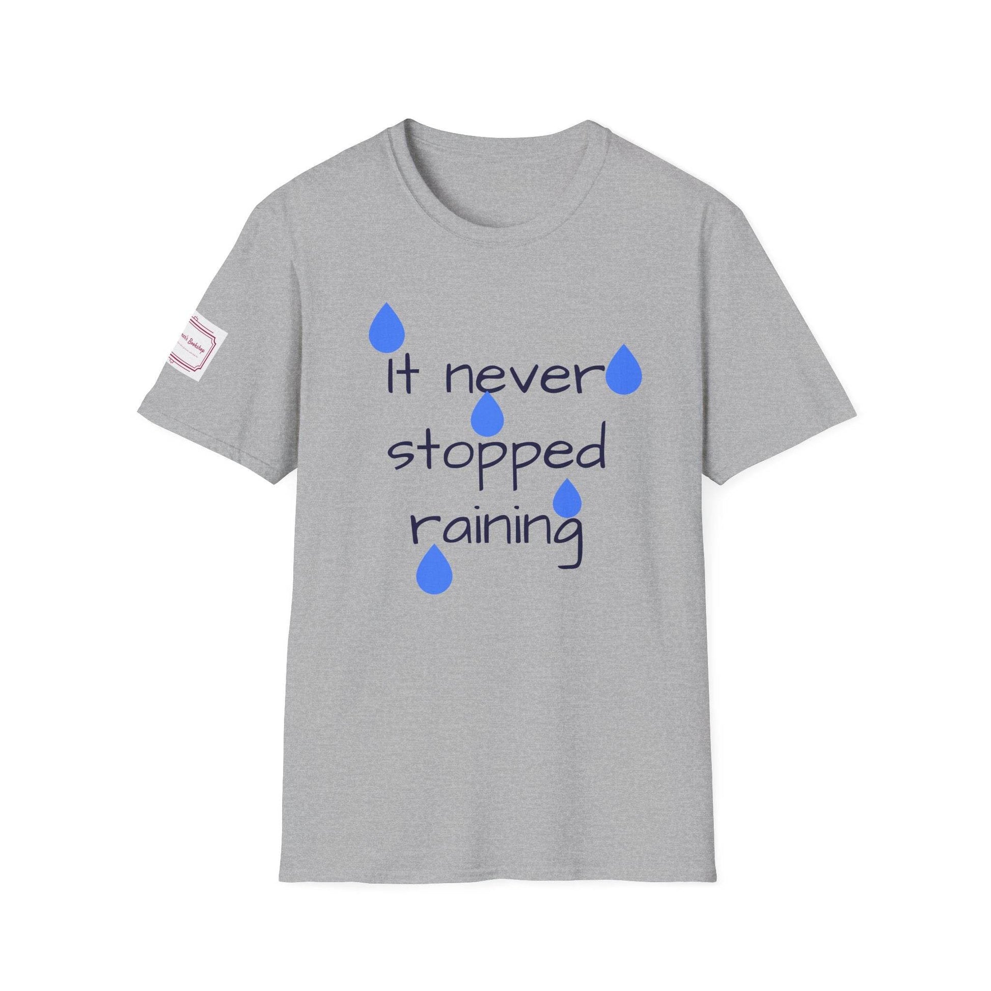 Inspirational Unisex Softstyle T-Shirt - 'Umbrella' Motivational Design - The Dreamer's Bookshop.