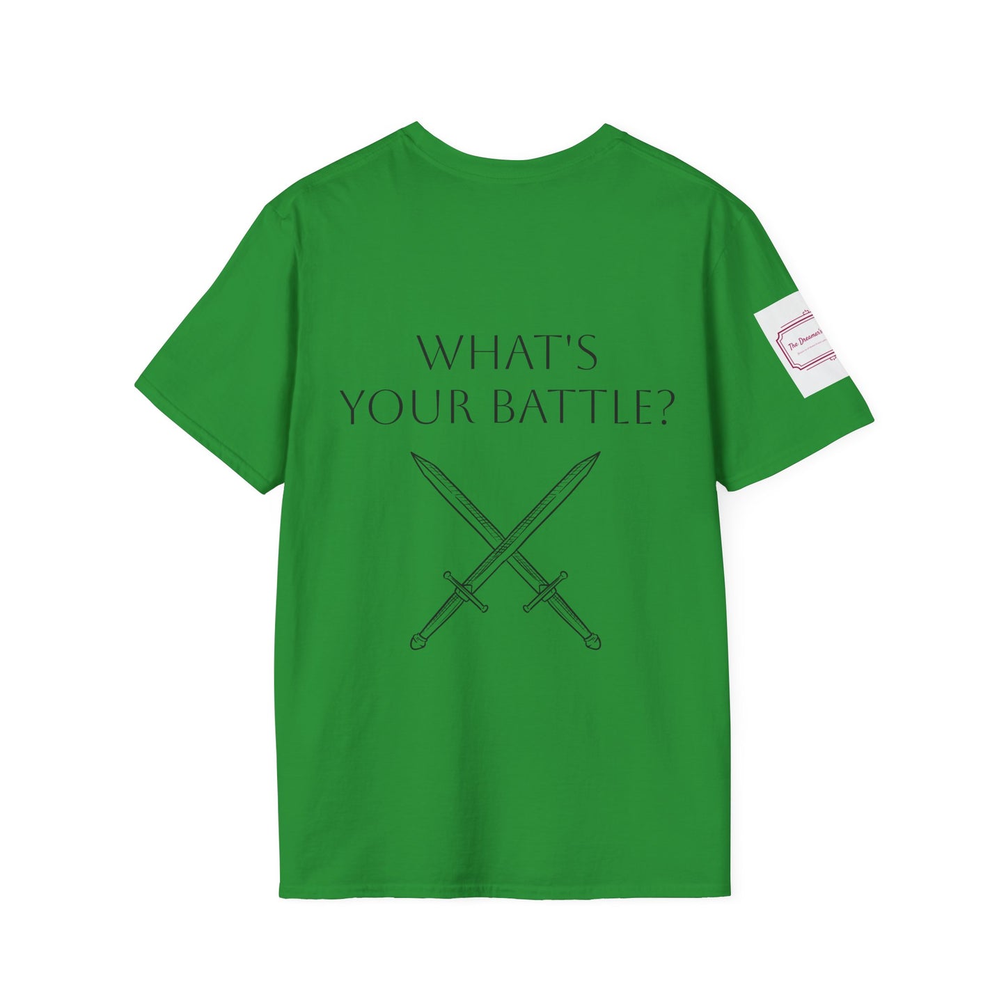 Anxiety Warrior Unisex Softstyle T-Shirt - Empowering Battle Against Mental Health