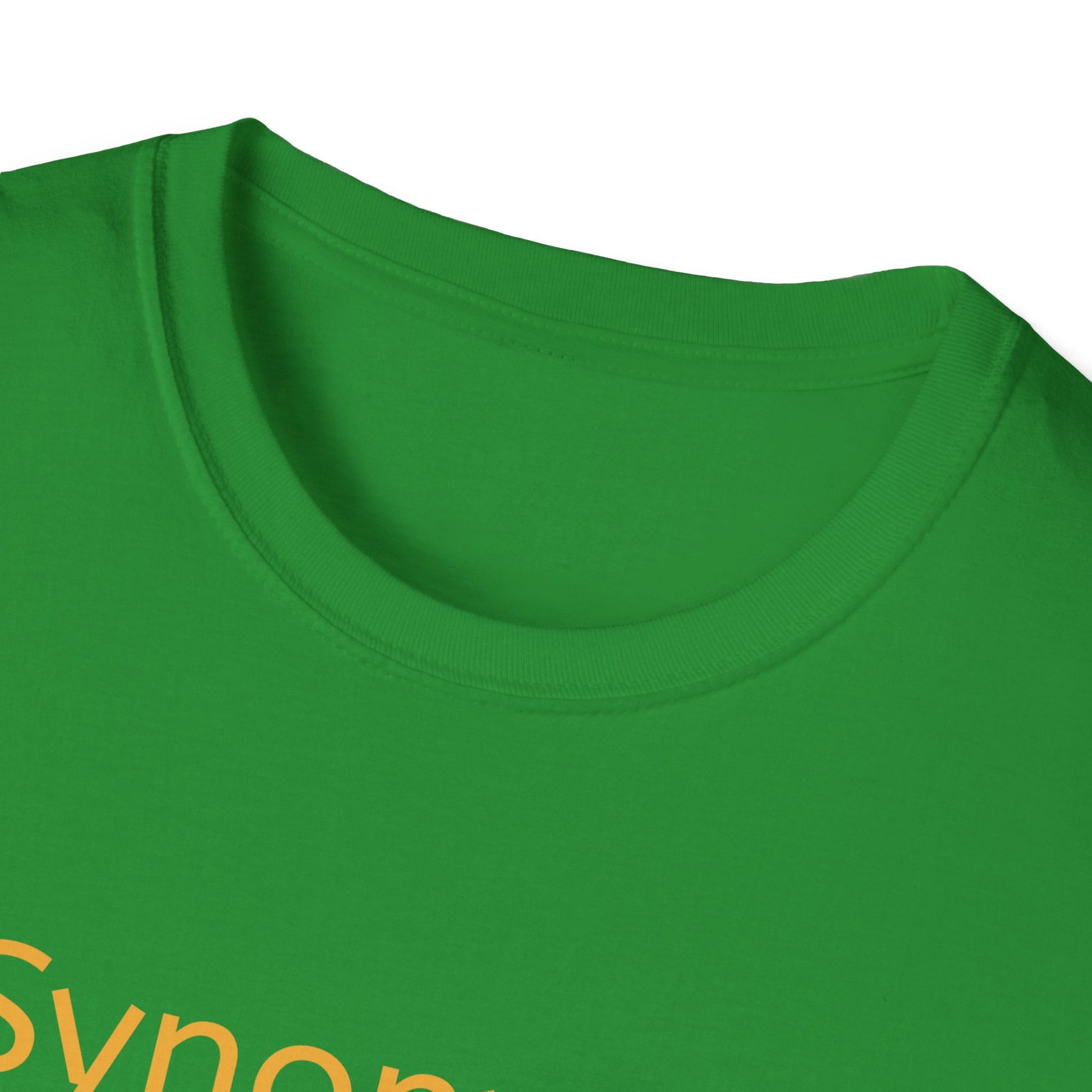 Unisex Softstyle T-Shirt - "Synonyms are my Jam" for Language Lovers - The Dreamer's Bookshop.