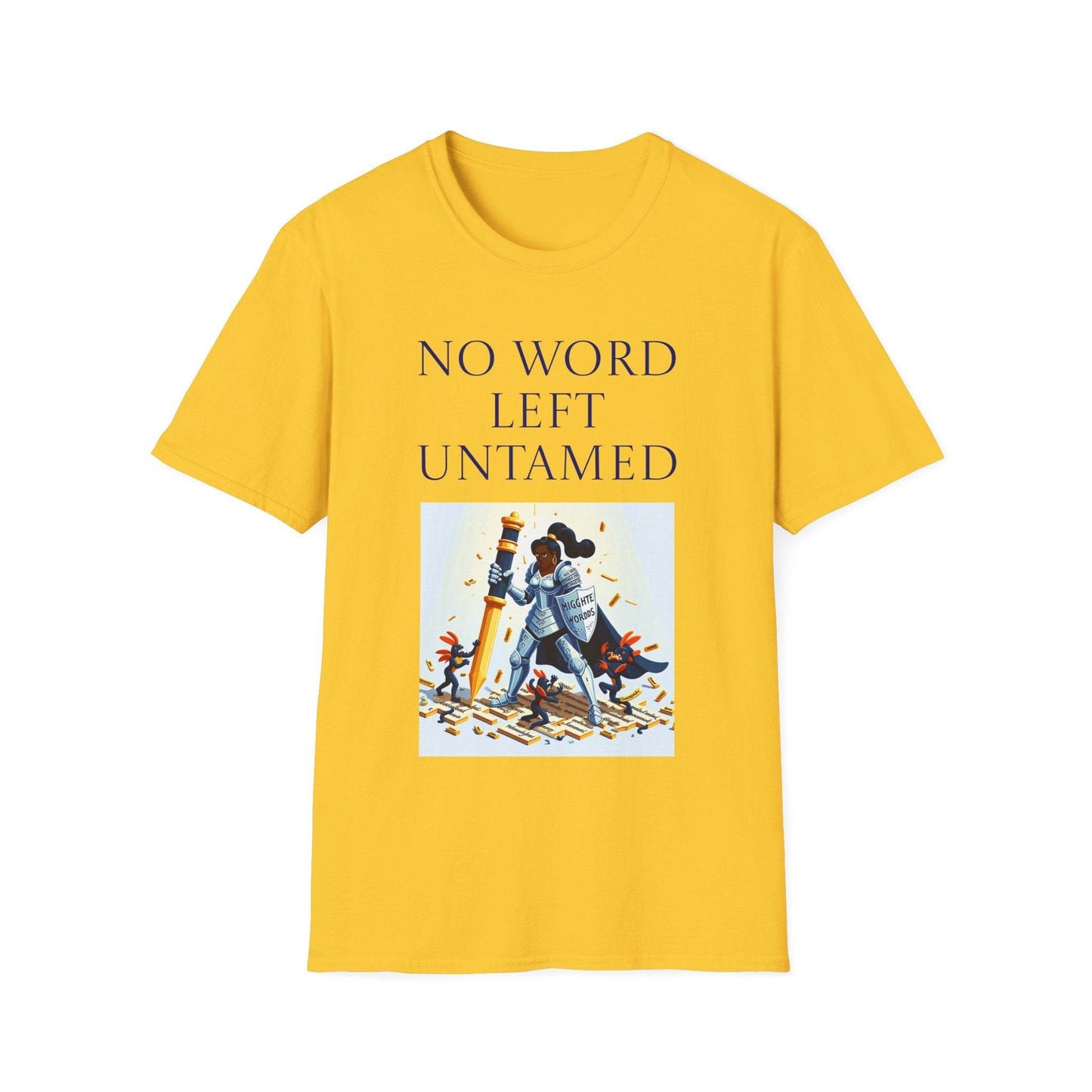 Unisex Softstyle T-Shirt - 'No Word' - The Dreamer's Bookshop.