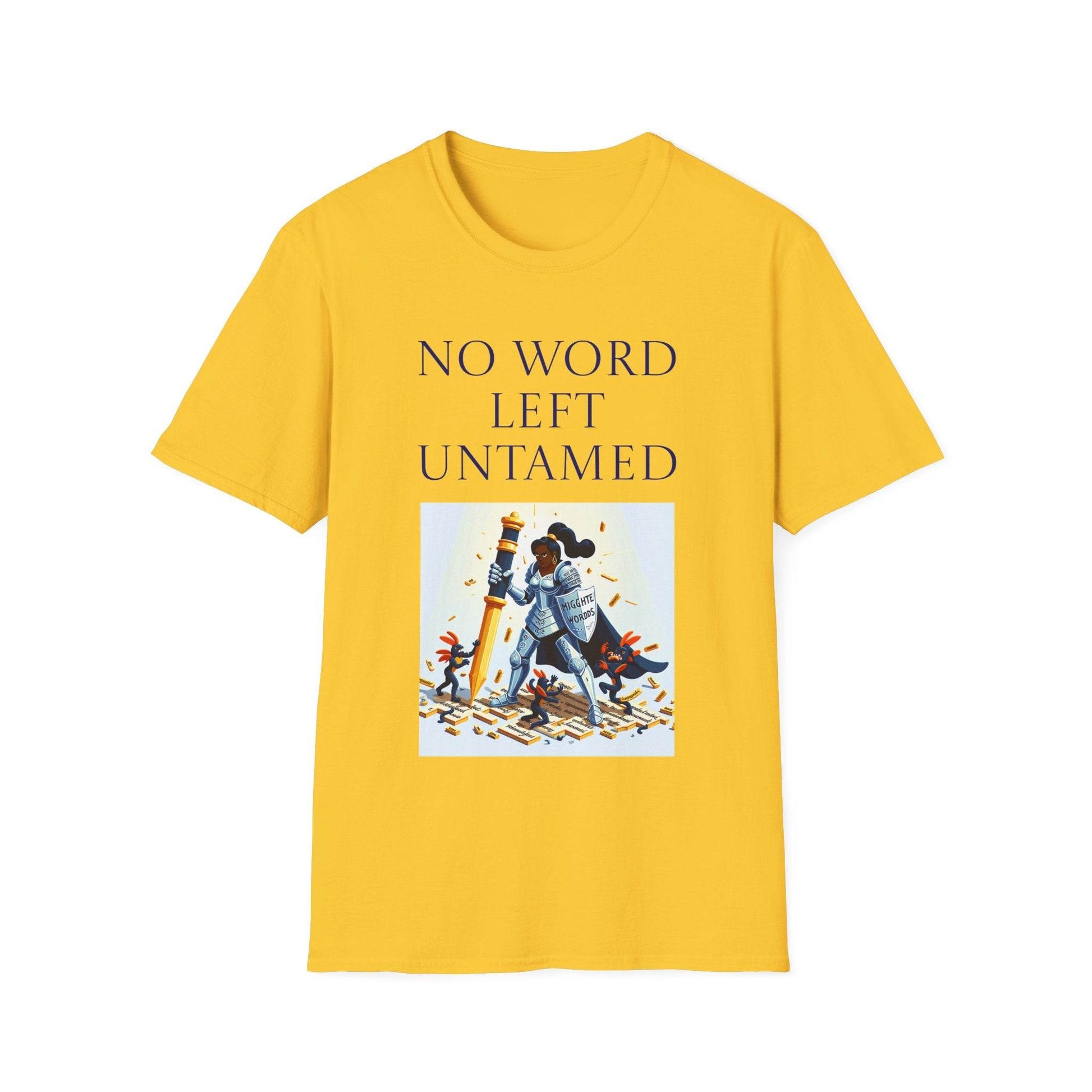 Unisex Softstyle T-Shirt - 'No Word' - The Dreamer's Bookshop.