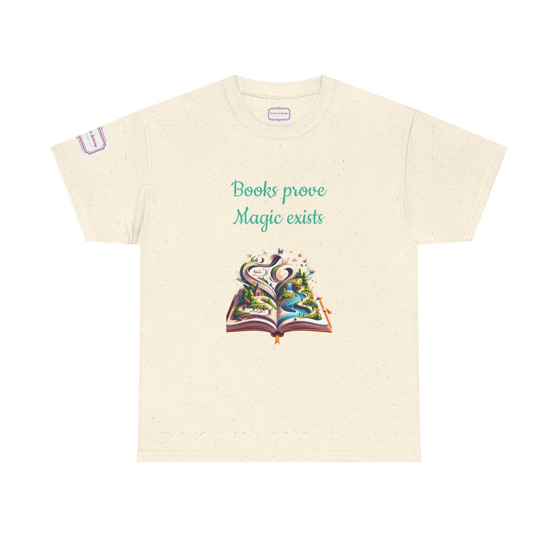 Magic exists - Unisex Heavy Cotton Tee - Perfect for Book Lovers - The Dreamer's Bookshop.