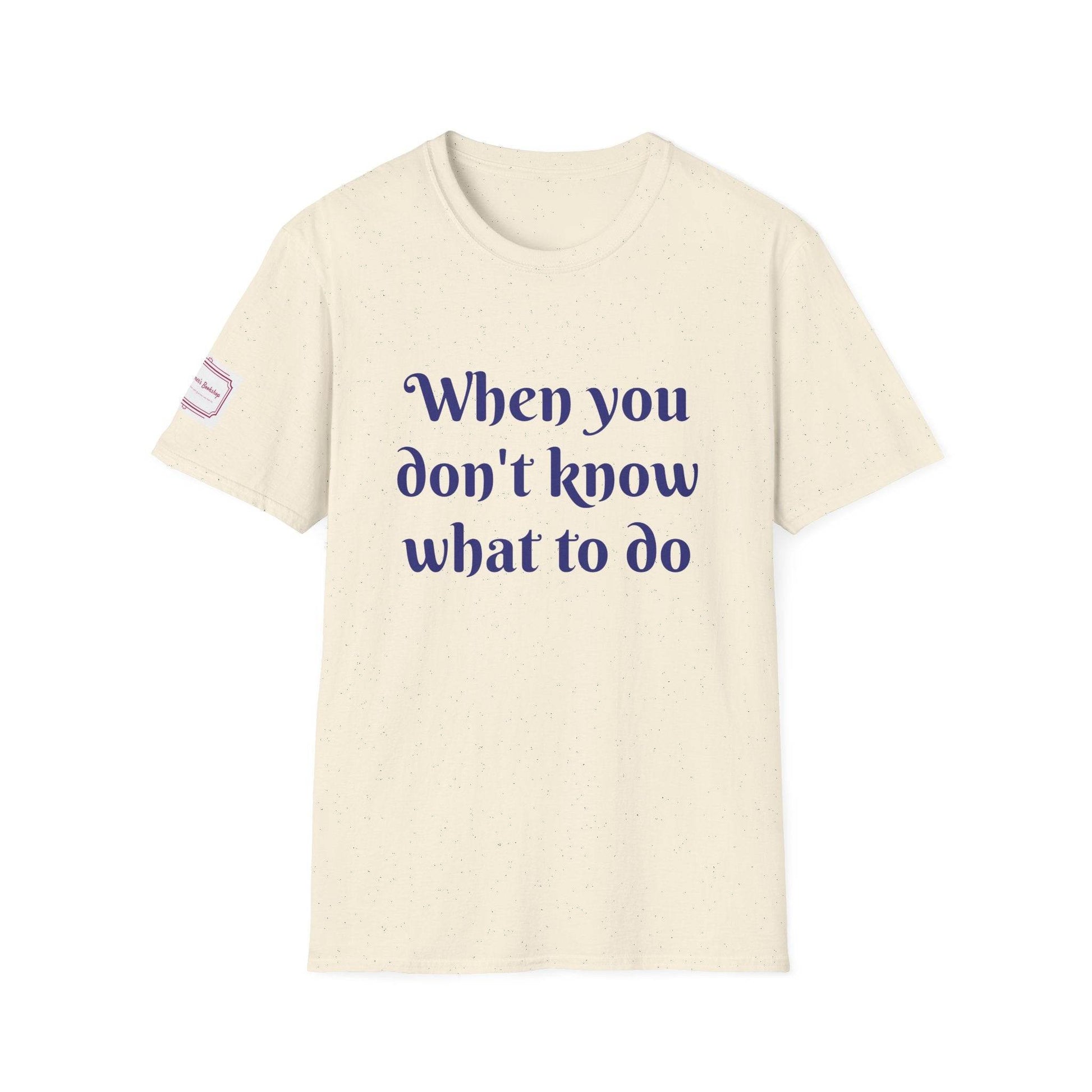 Inspirational Unisex Softstyle T-Shirt - 'Just Breathe' Motivational Design - The Dreamer's Bookshop.