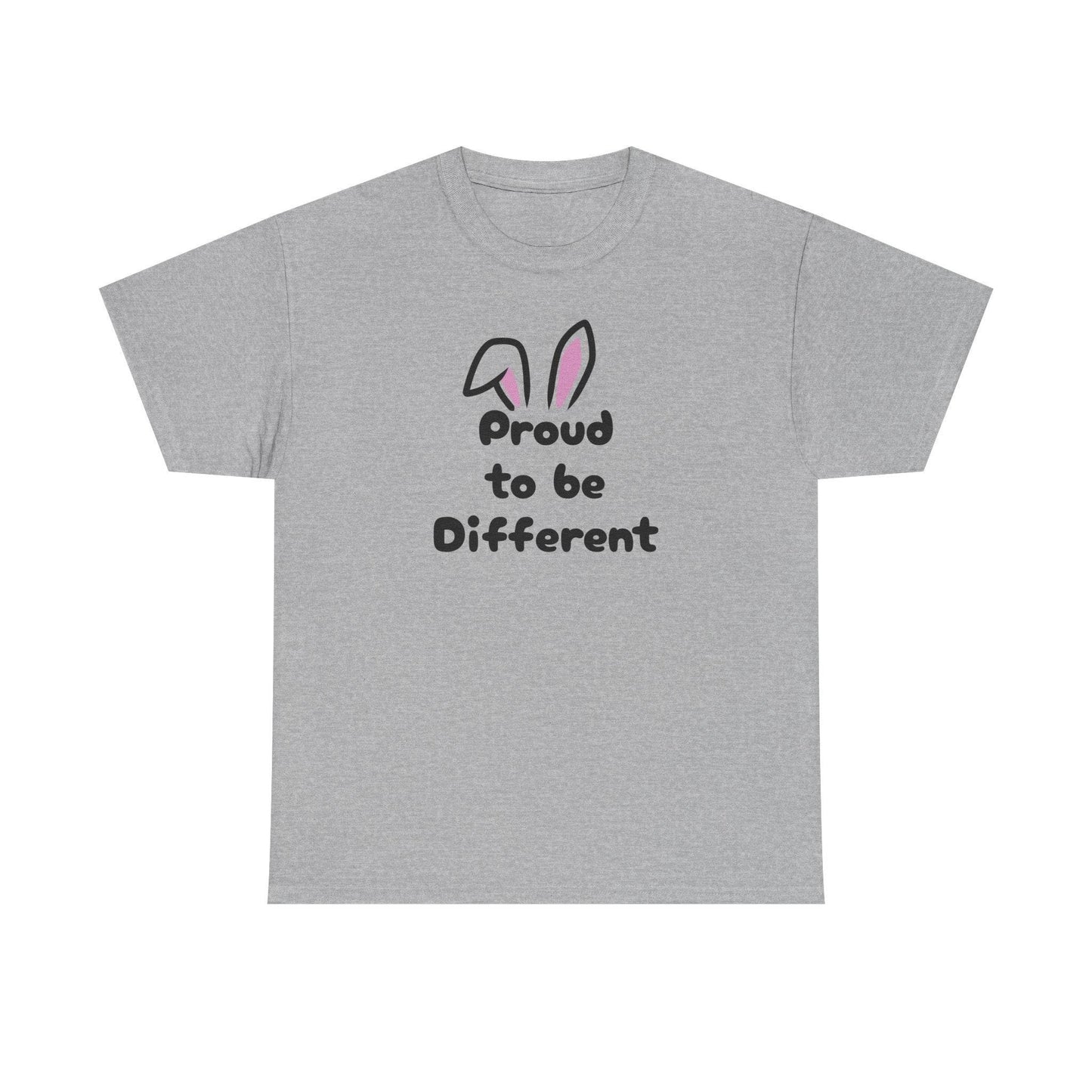 Proud to Be Different Unisex Heavy Cotton Tee - Celebrate Individuality - The Dreamer's Bookshop.
