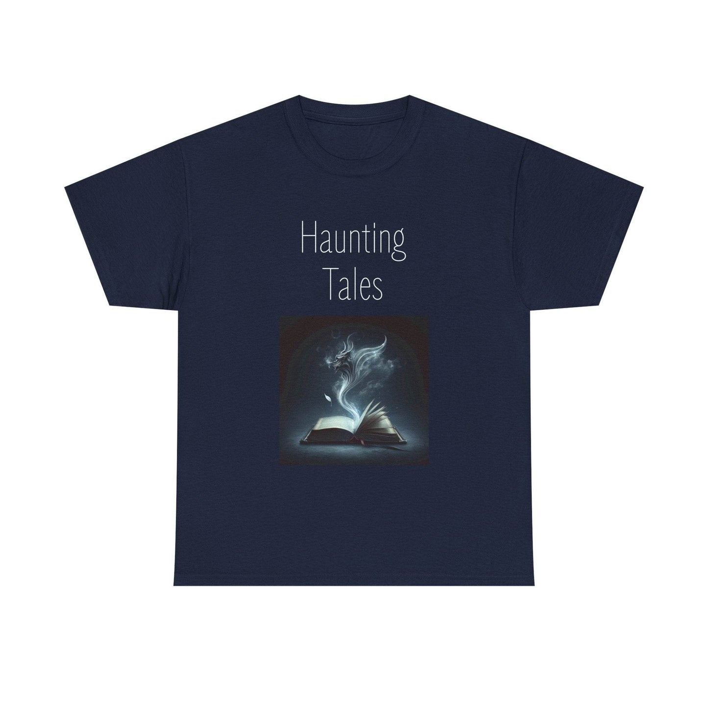 Haunting Tales - A Unisex Heavy Cotton Tee - Perfect for Book Lovers - The Dreamer's Bookshop.
