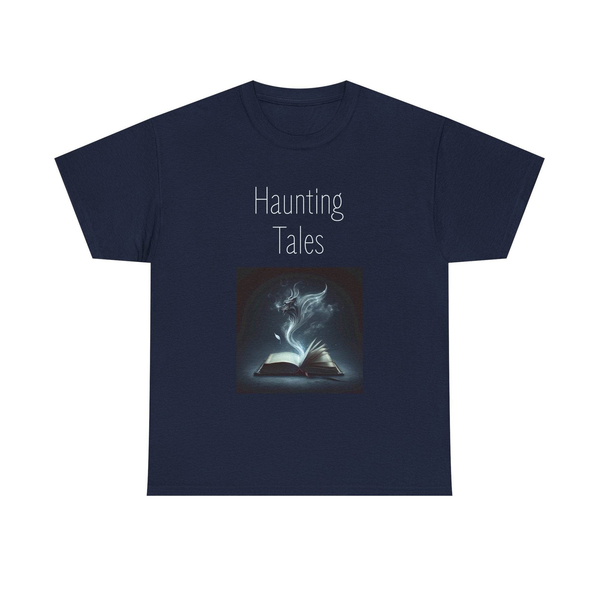 Haunting Tales - A Unisex Heavy Cotton Tee - Perfect for Book Lovers - The Dreamer's Bookshop.