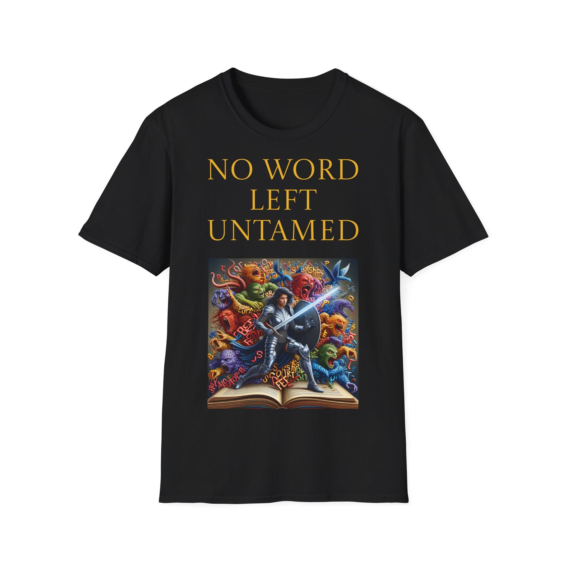 Unisex -Inspired T-Shirt - "No Word" - Perfect for Book Lovers - The Dreamer's Bookshop.