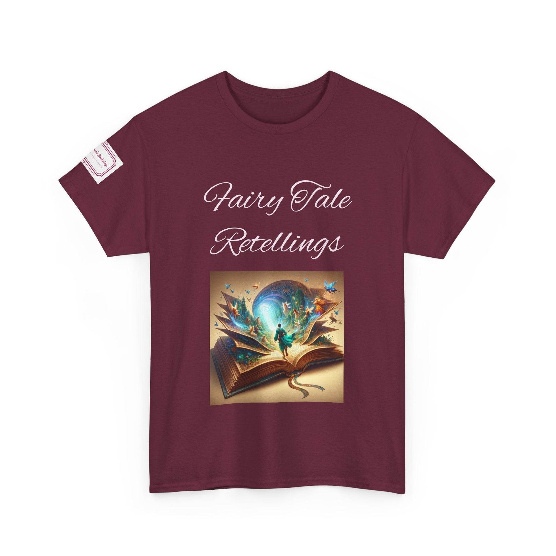 Fiction - Graphic Unisex Heavy Cotton Tee - Fairy Tale Retellings - The Dreamer's Bookshop.