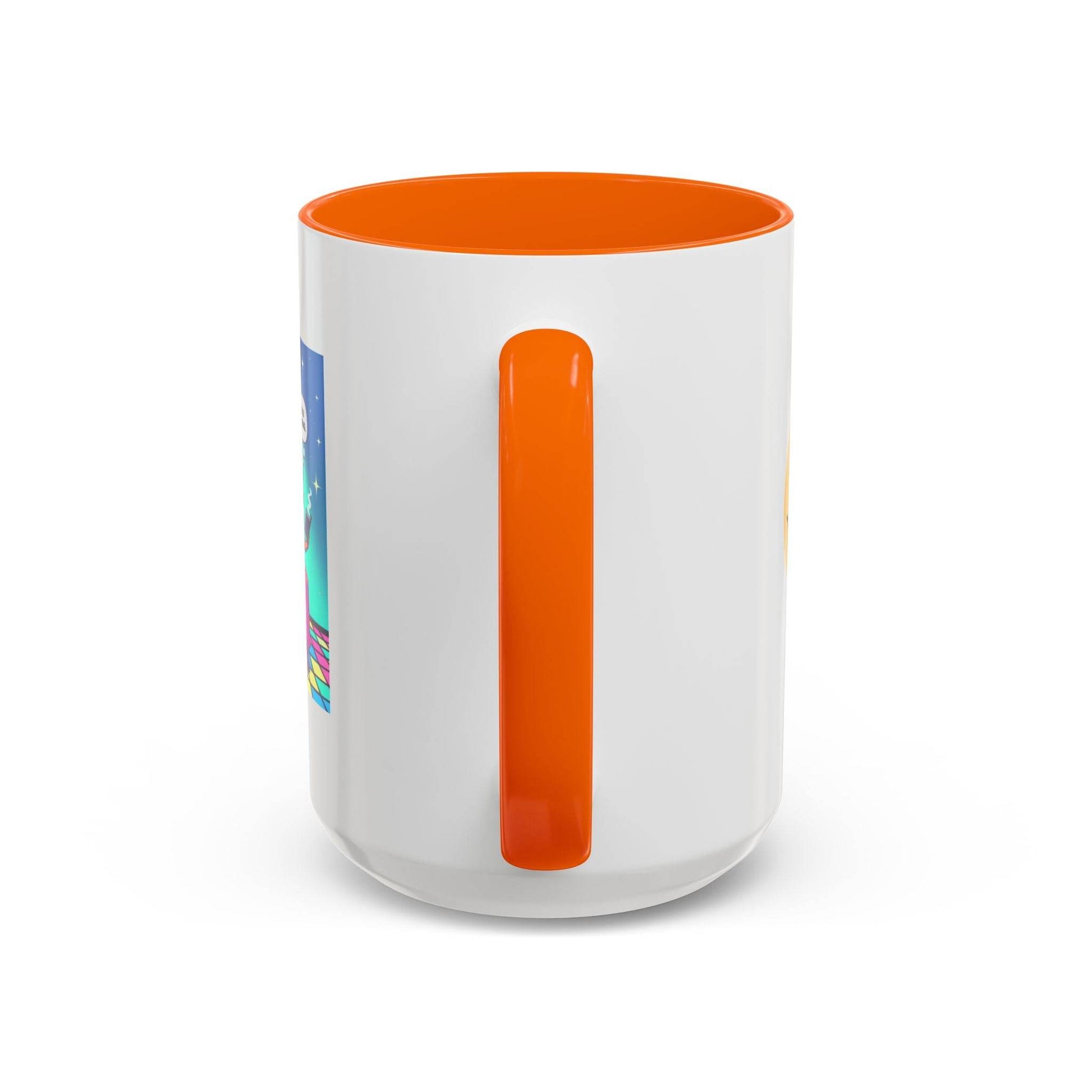 Party Vibe Accent Coffee Mug - Fun Reading Motivation Design - The Dreamer's Bookshop.