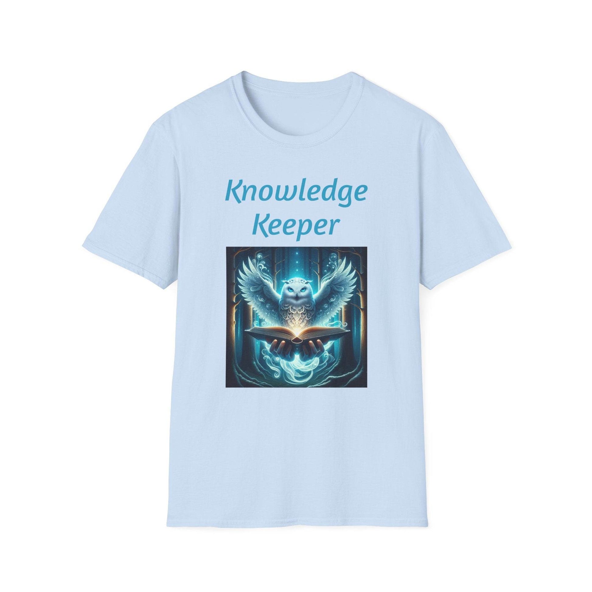 Knowledge Keeper Unisex Softstyle T-Shirt - Perfect for Book Lovers & Scholars - Proud Reader - The Dreamer's Bookshop.