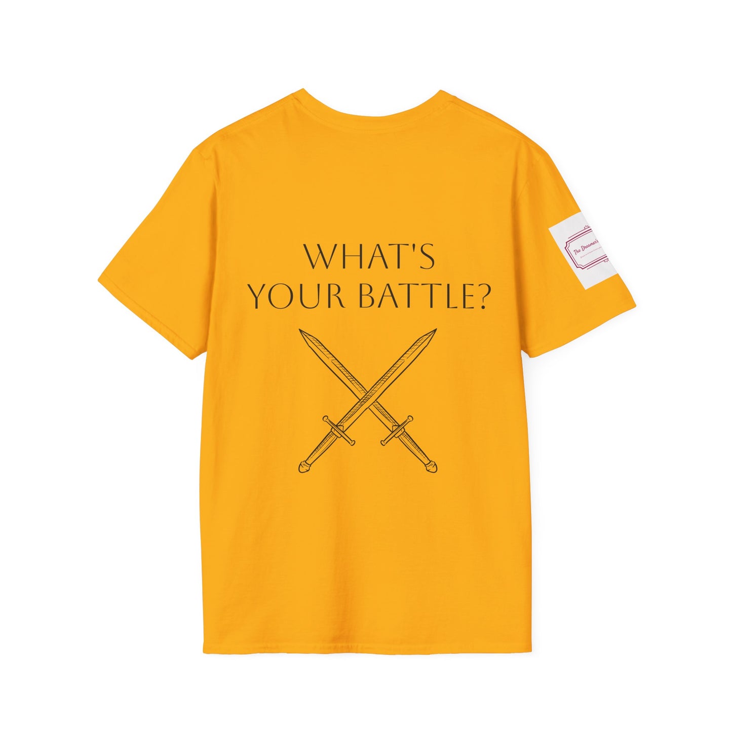 Anxiety Warrior Unisex Softstyle T-Shirt - Empowering Battle Against Mental Health