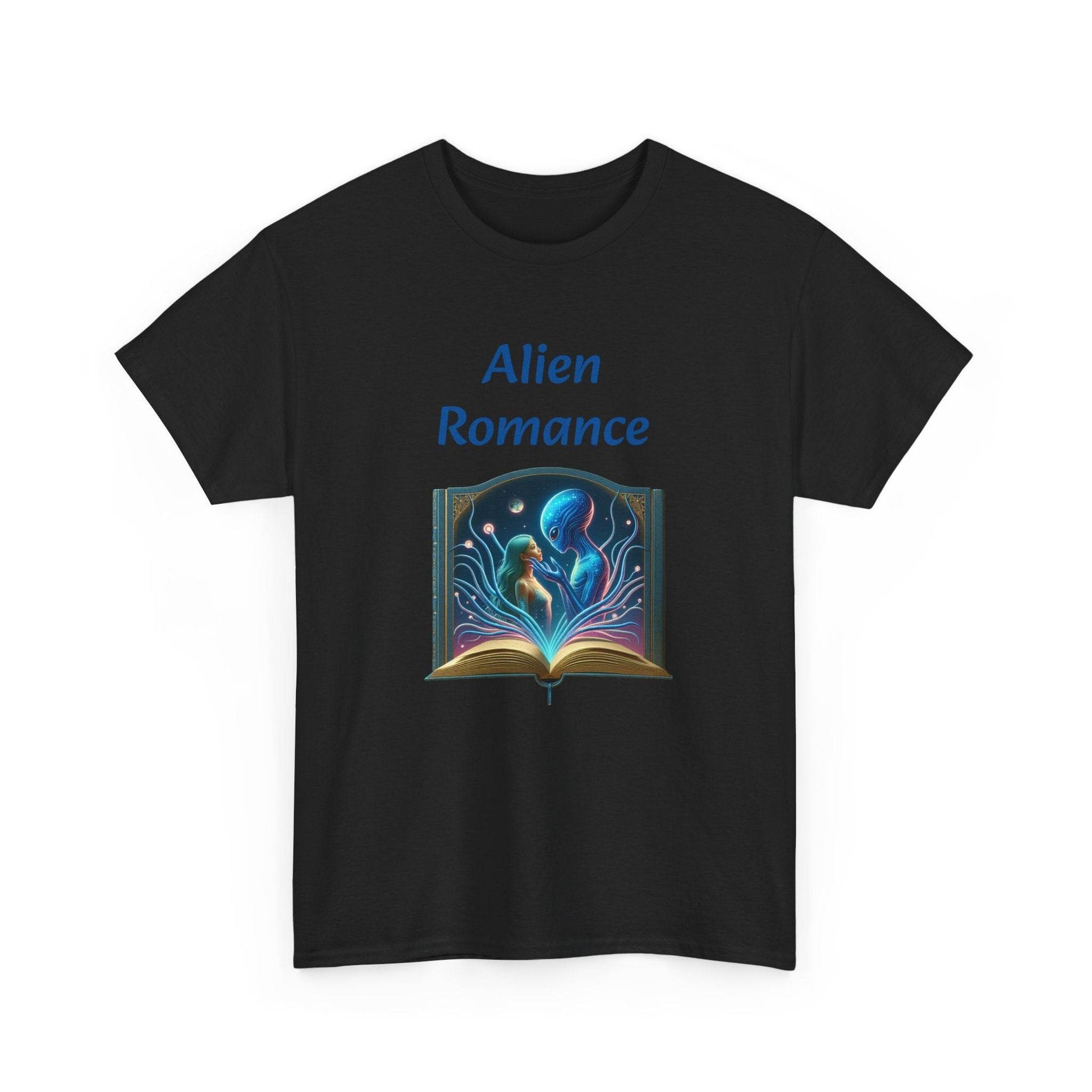 Sci-Fi - Graphic Tee - Unisex Heavy Cotton T-Shirt Alien Romance Books - The Dreamer's Bookshop.
