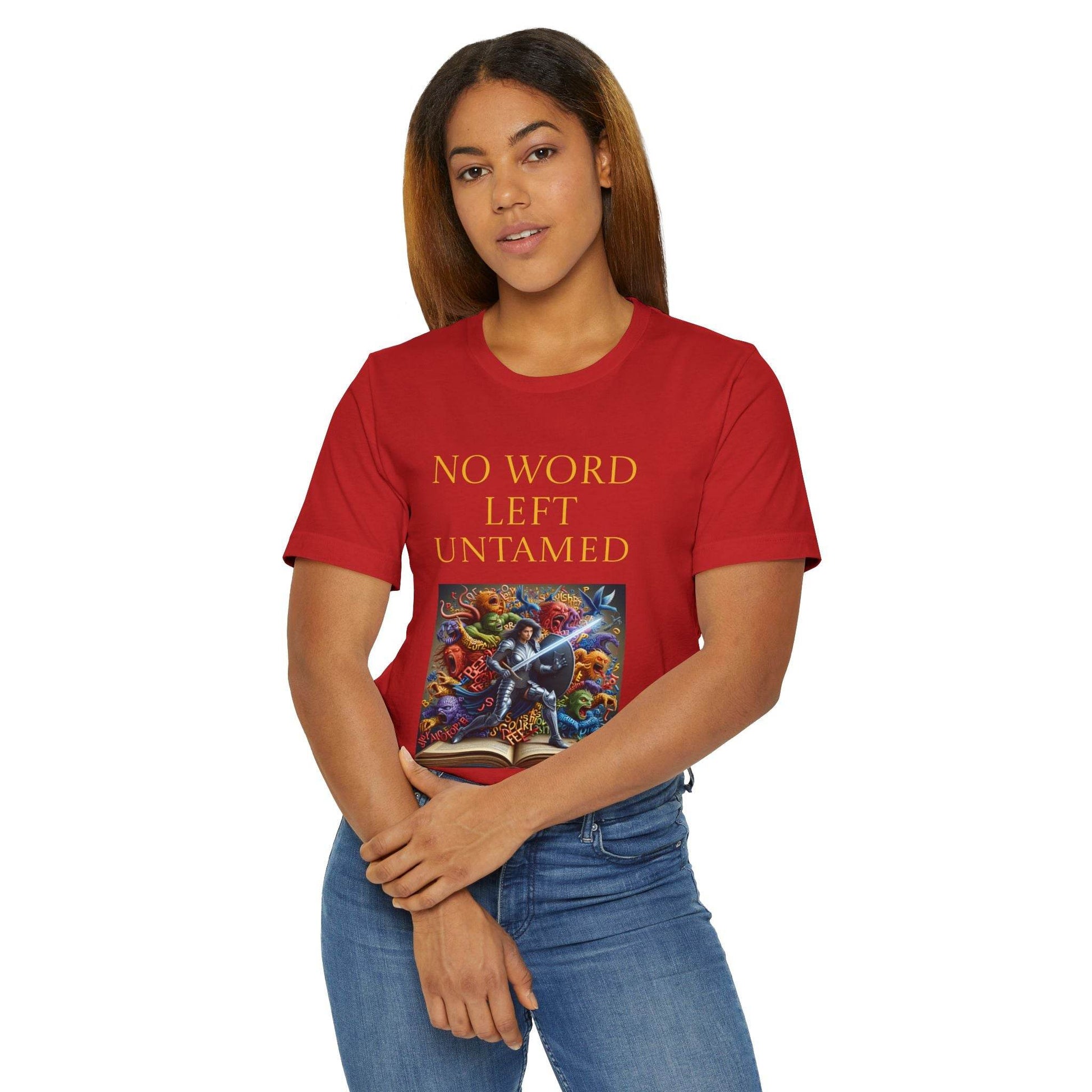 Unisex Jersey T-Shirt - No Word - The Dreamer's Bookshop.