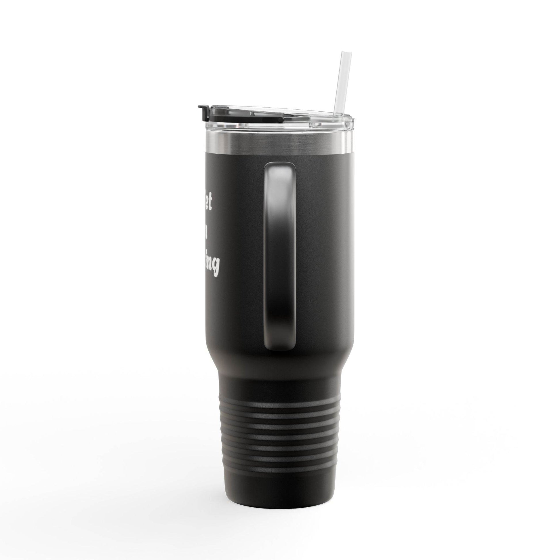 Quiet I'm Writing Insulated Travel Mug - 40oz Red Coffee Cup - The Dreamer's Bookshop.