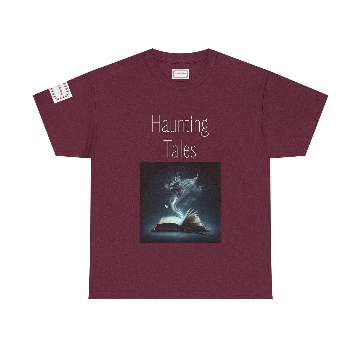 Haunting Tales - Unisex Heavy Cotton Tee - Perfect for Book Lovers - The Dreamer's Bookshop.