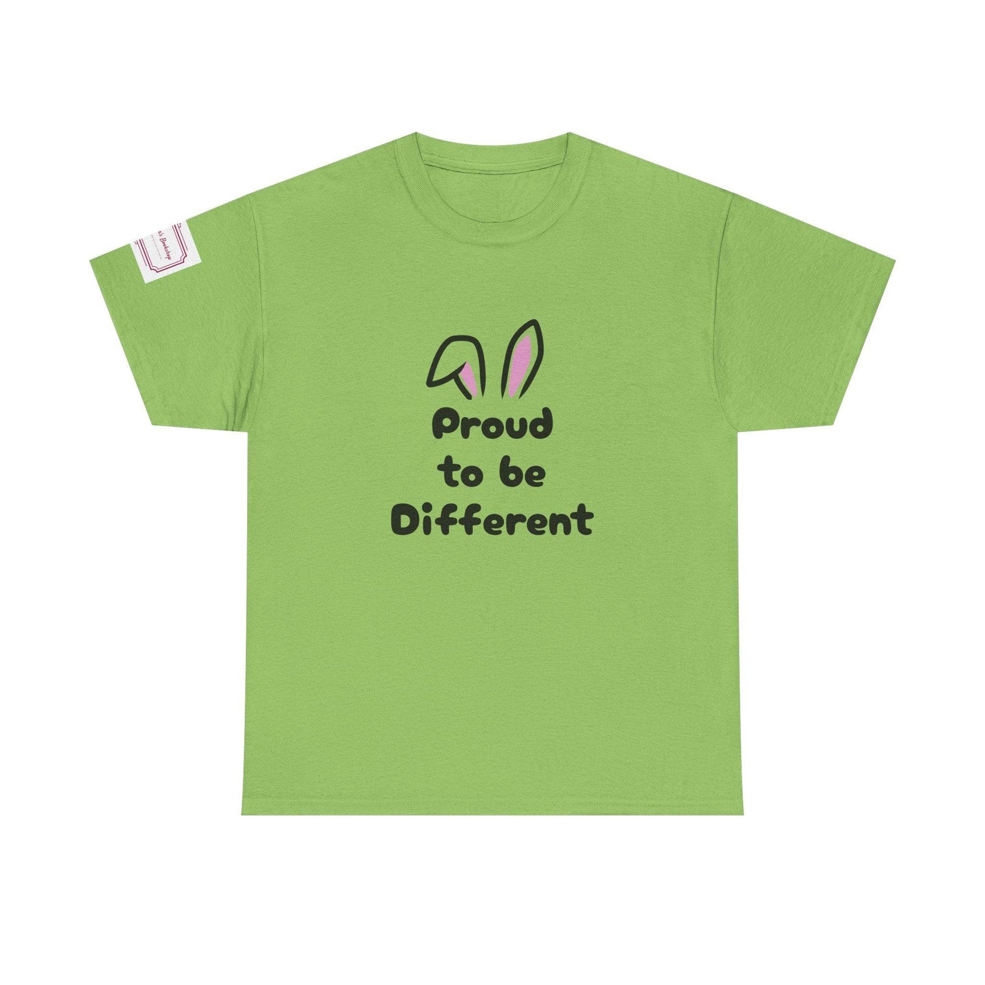 Proud to Be Different Unisex Heavy Cotton Tee – Celebrate Uniqueness - The Dreamer's Bookshop.