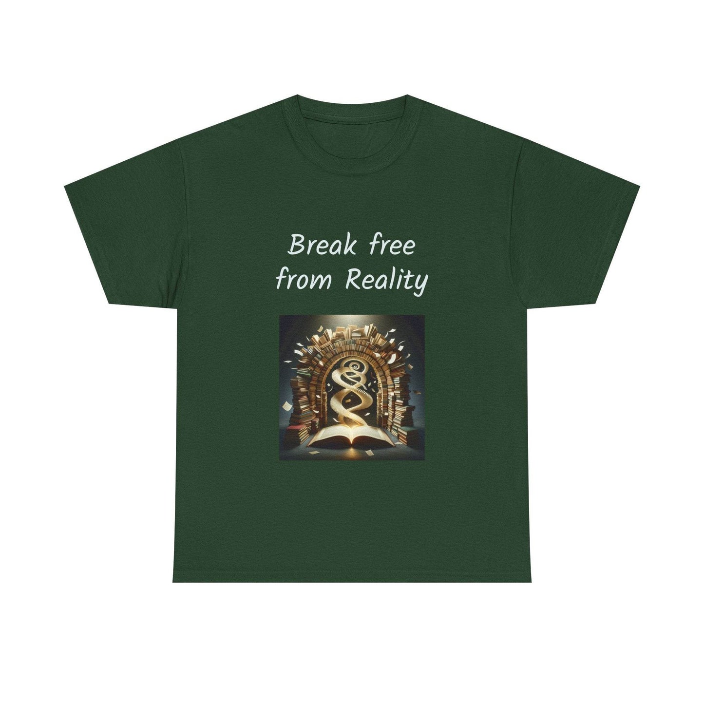Break Free - Unisex Heavy Cotton Tee - Book Lovers - The Dreamer's Bookshop.